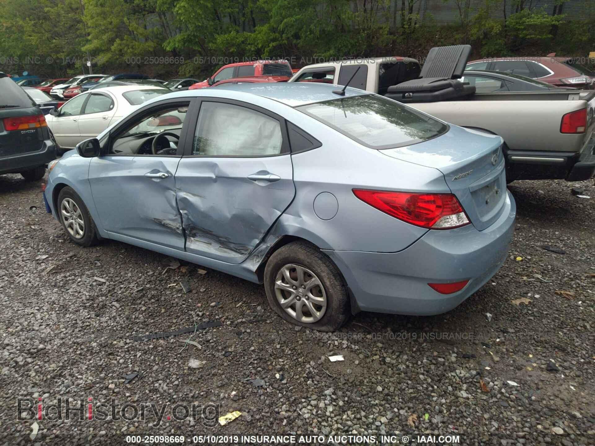 2012 HYUNDAI ACCENT - VIN: KMHCT4AE3CU158198 - Фото 3