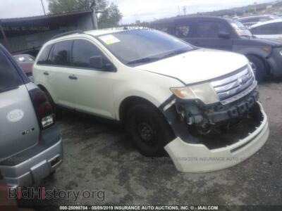 2007 Ford EDGE SE, cream — VIN 2FMDK36C87BA33086, IAAI