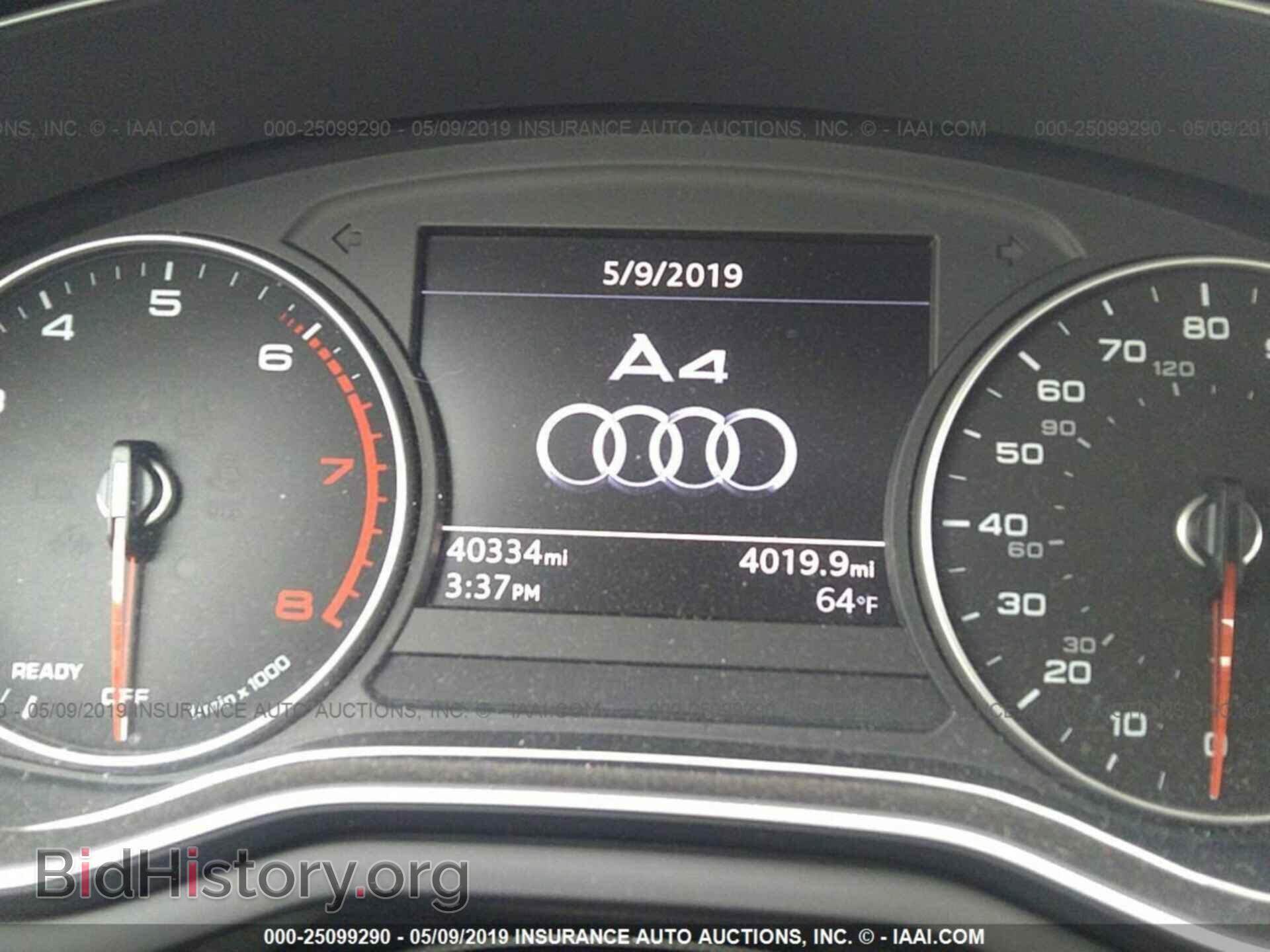 2017 AUDI A4 - VIN: WAUGNAF44HN056941 - Фото 7