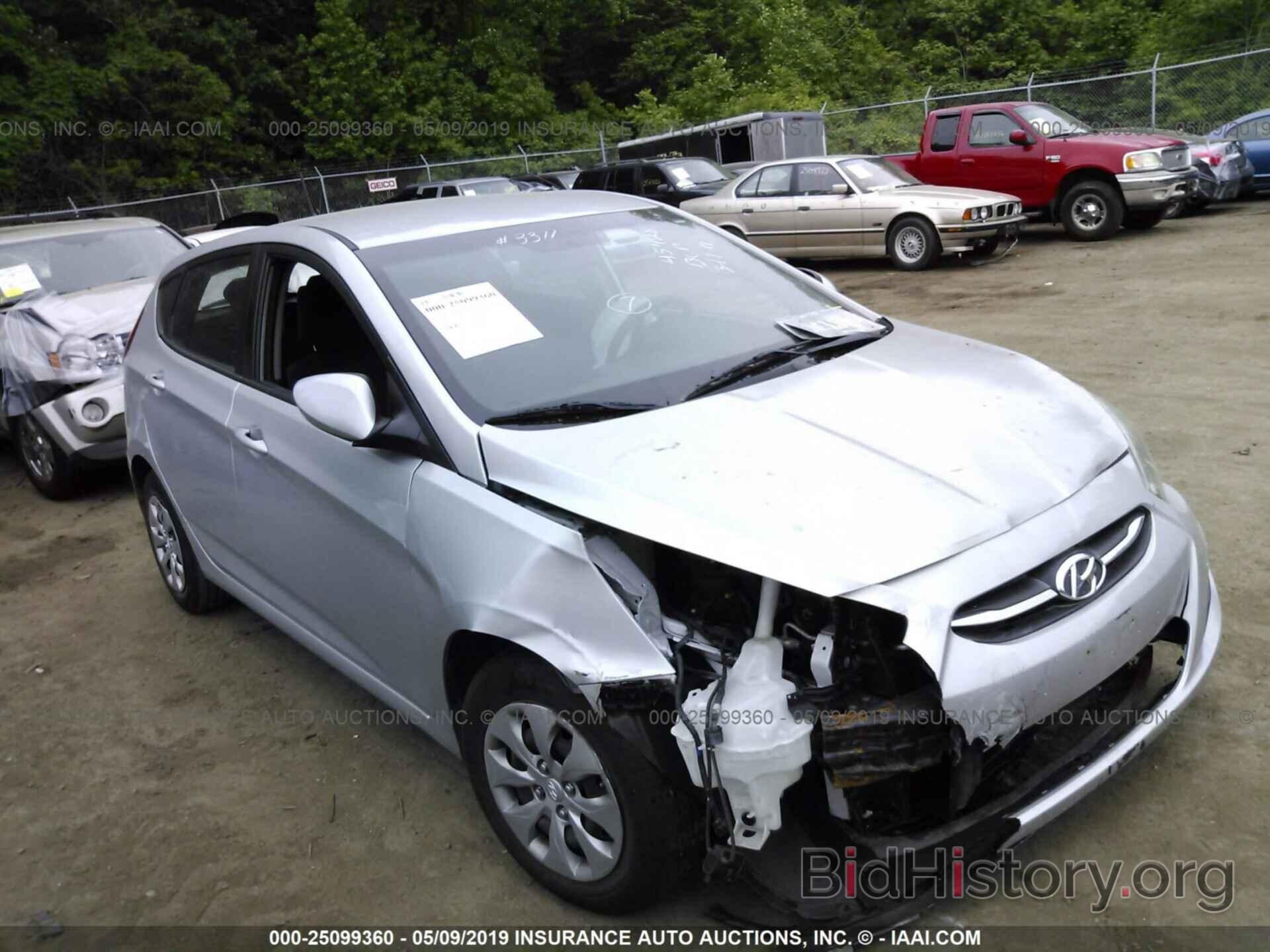 Photo KMHCT5AE1GU283311 - HYUNDAI ACCENT 2016