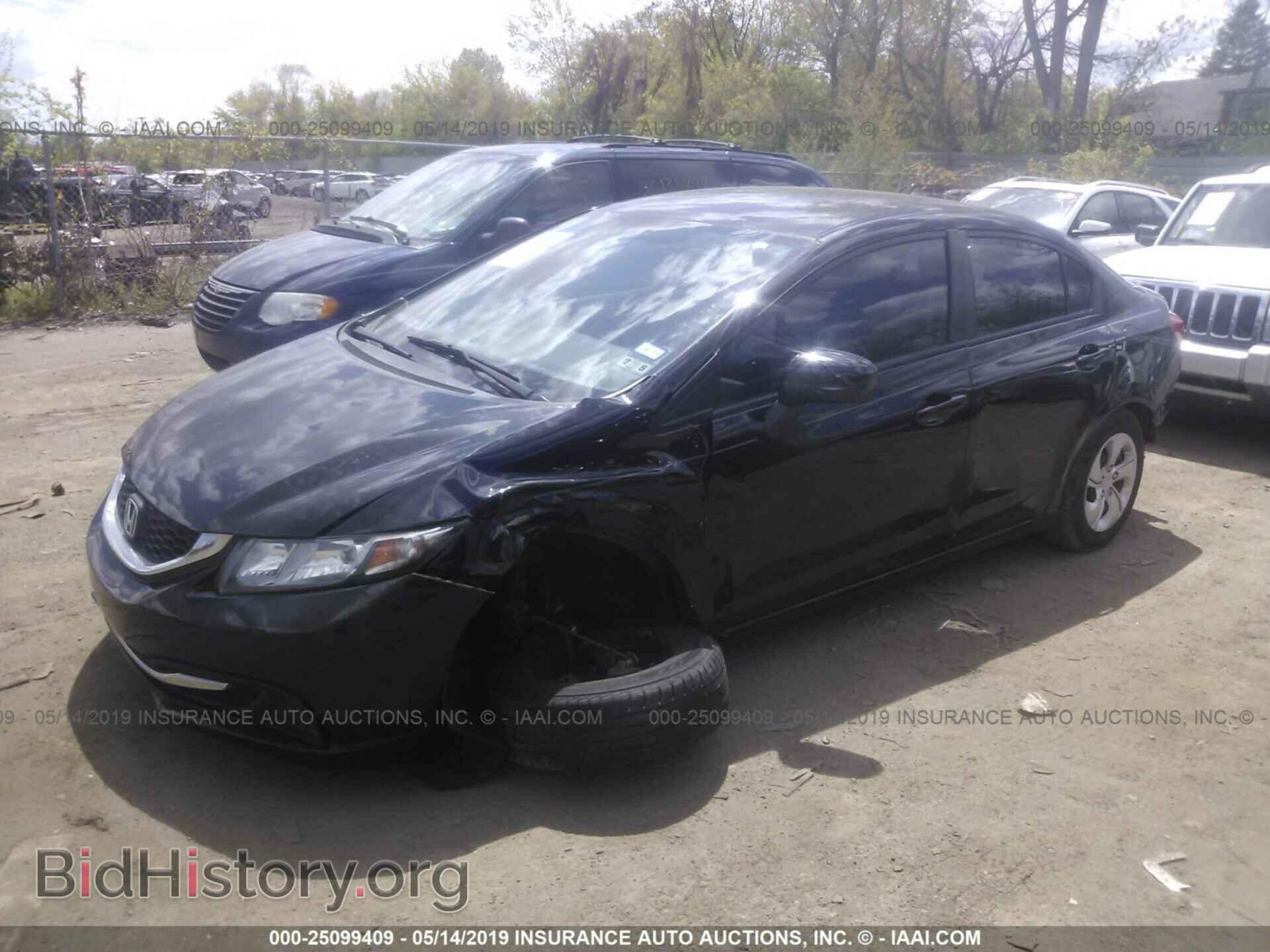 2014 HONDA CIVIC - VIN: 2HGFB2F58EH502343 - Фото 2
