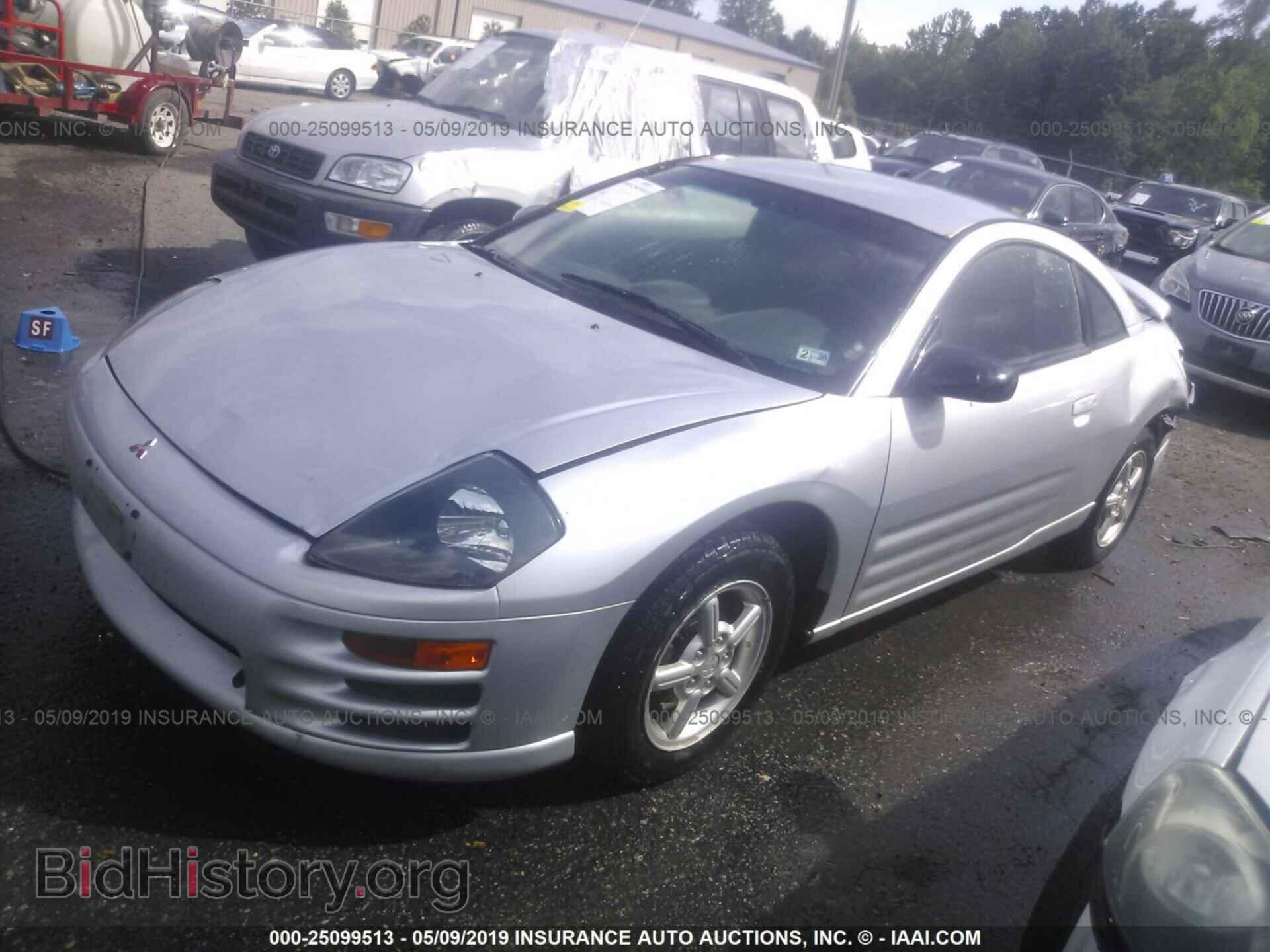 2001 MITSUBISHI ECLIPSE - VIN: 4A3AC34G21E157745 - Фото 2
