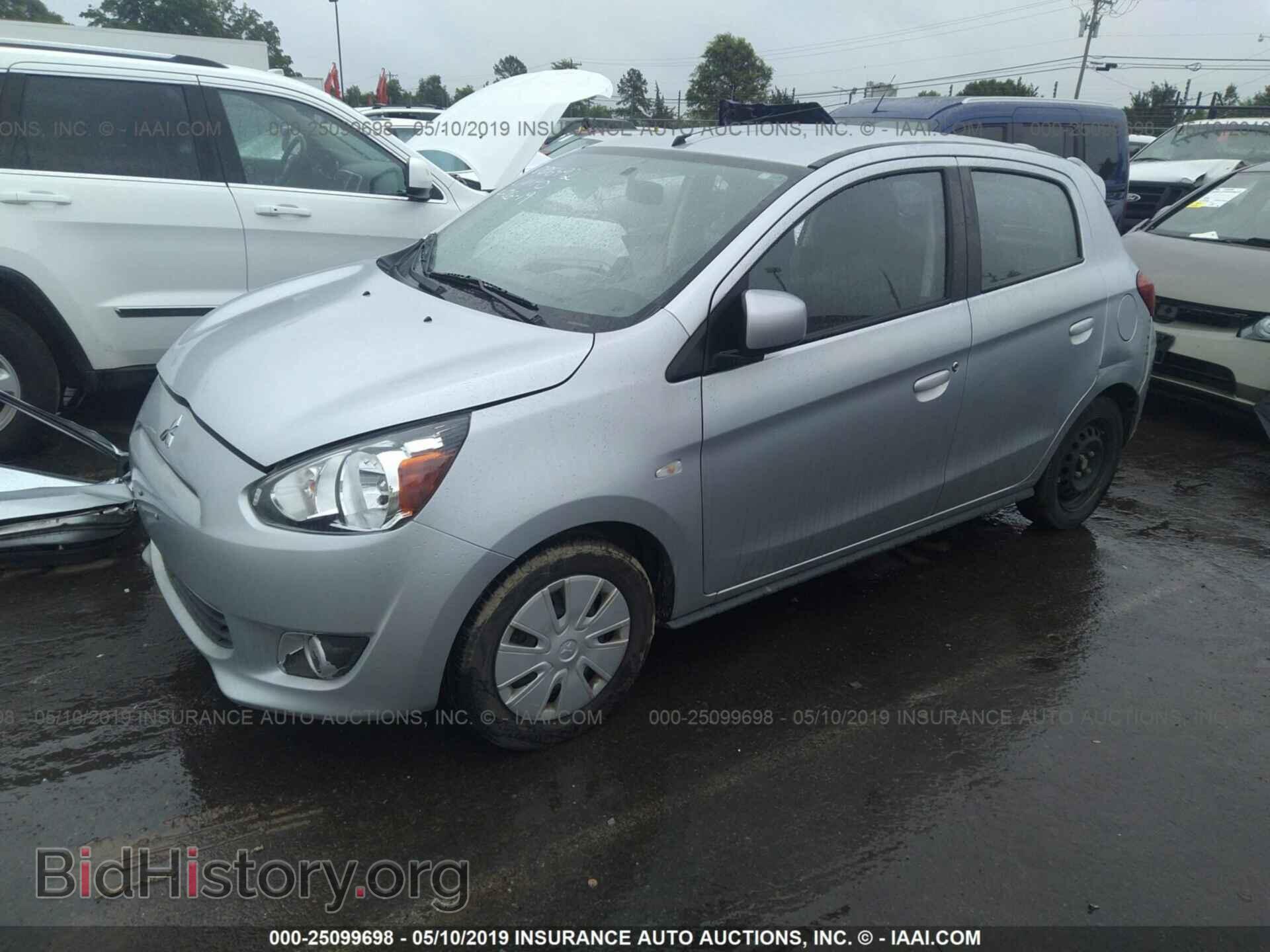 2014 MITSUBISHI MIRAGE - VIN: ML32A3HJ9EH006492 - Фото 2