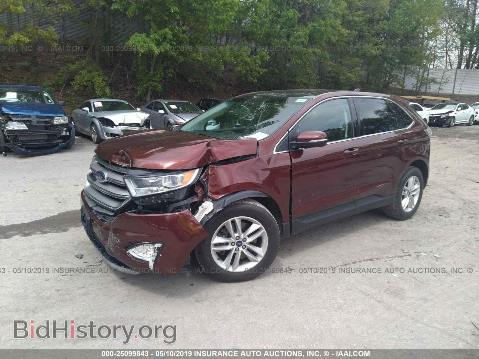 2015 FORD EDGE - VIN: 2FMTK4J94FBC28291 - Фото 2