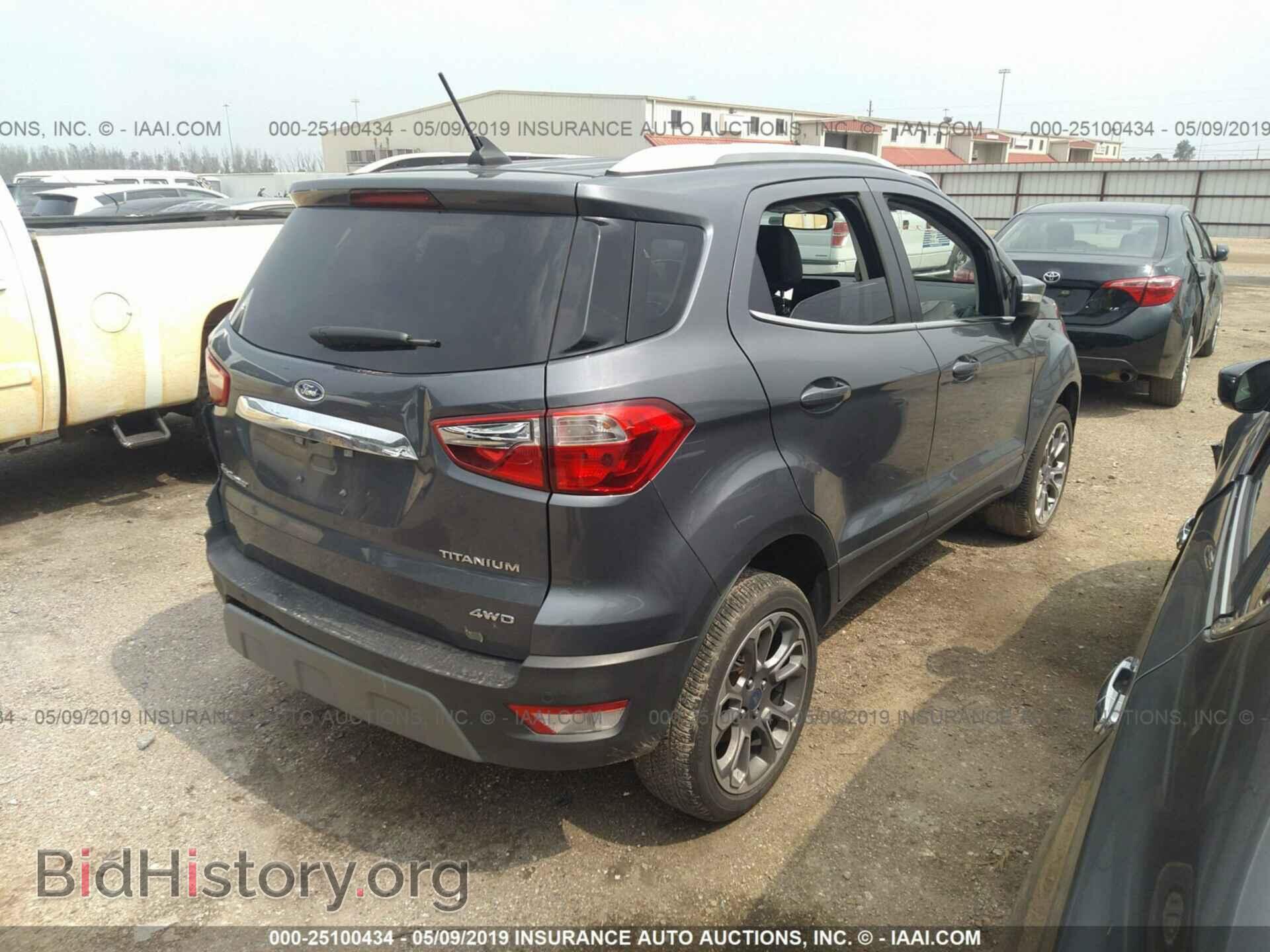 2019 FORD ECOSPORT - VIN: MAJ6S3KL9KC251040 - Фото 4