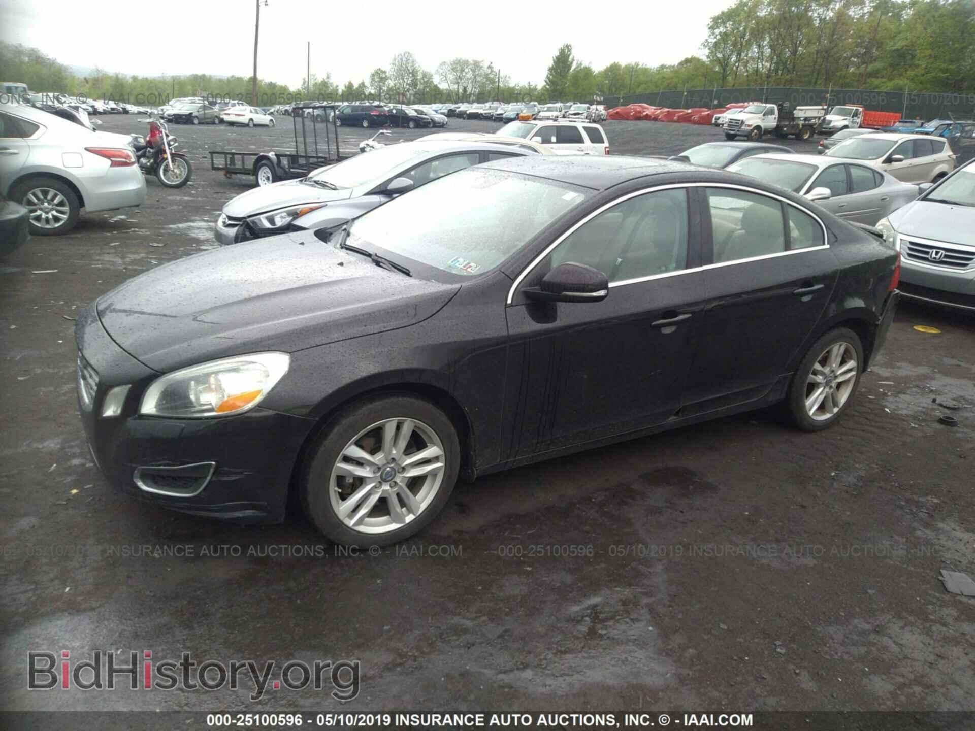 2013 VOLVO S60 - VIN: YV1612FH6D2187054 - Фото 2
