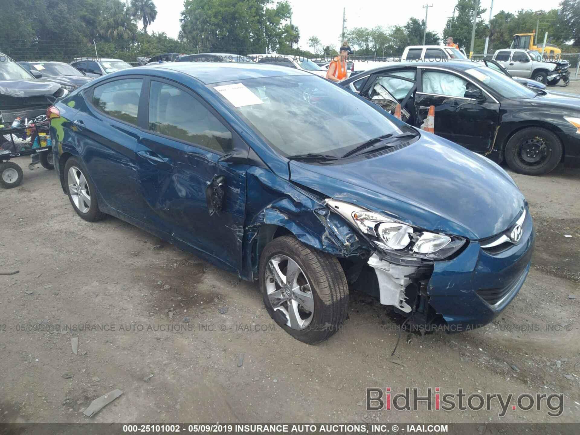 Photo KMHDH4AE9DU980995 - HYUNDAI ELANTRA 2013