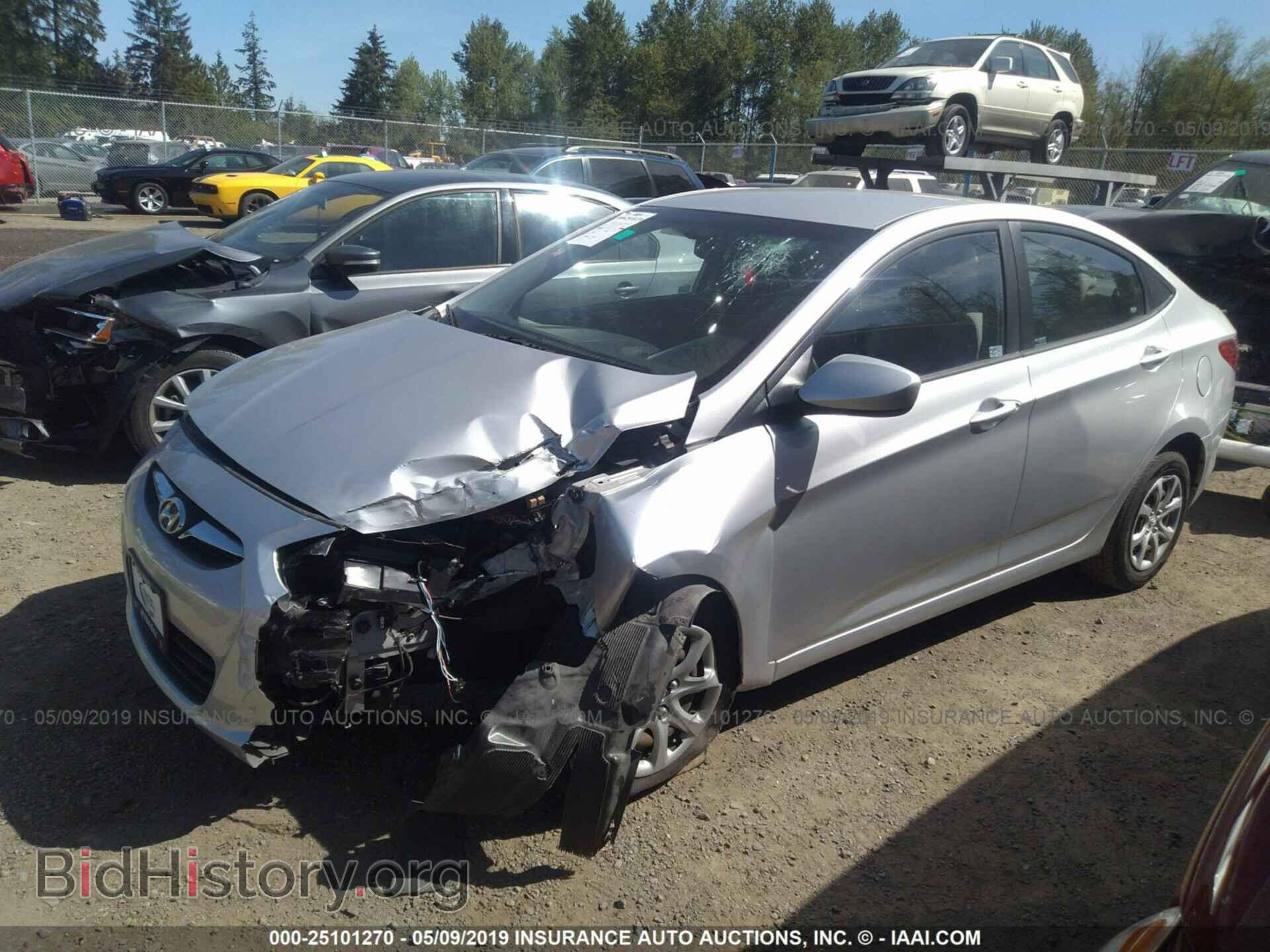 2012 HYUNDAI ACCENT - VIN: KMHCT4AE9CU181629 - Фото 2