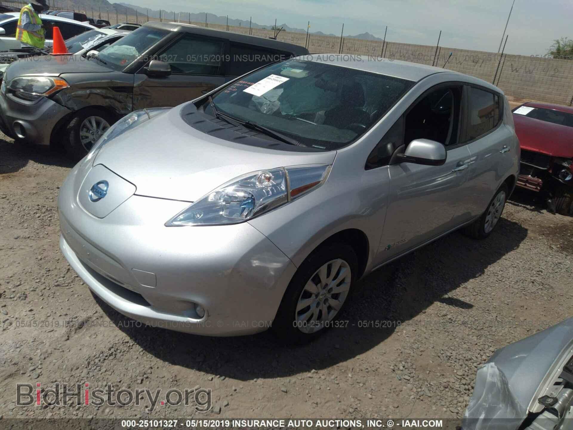 2013 NISSAN LEAF - VIN: 1N4AZ0CP1DC425191 - Фото 2