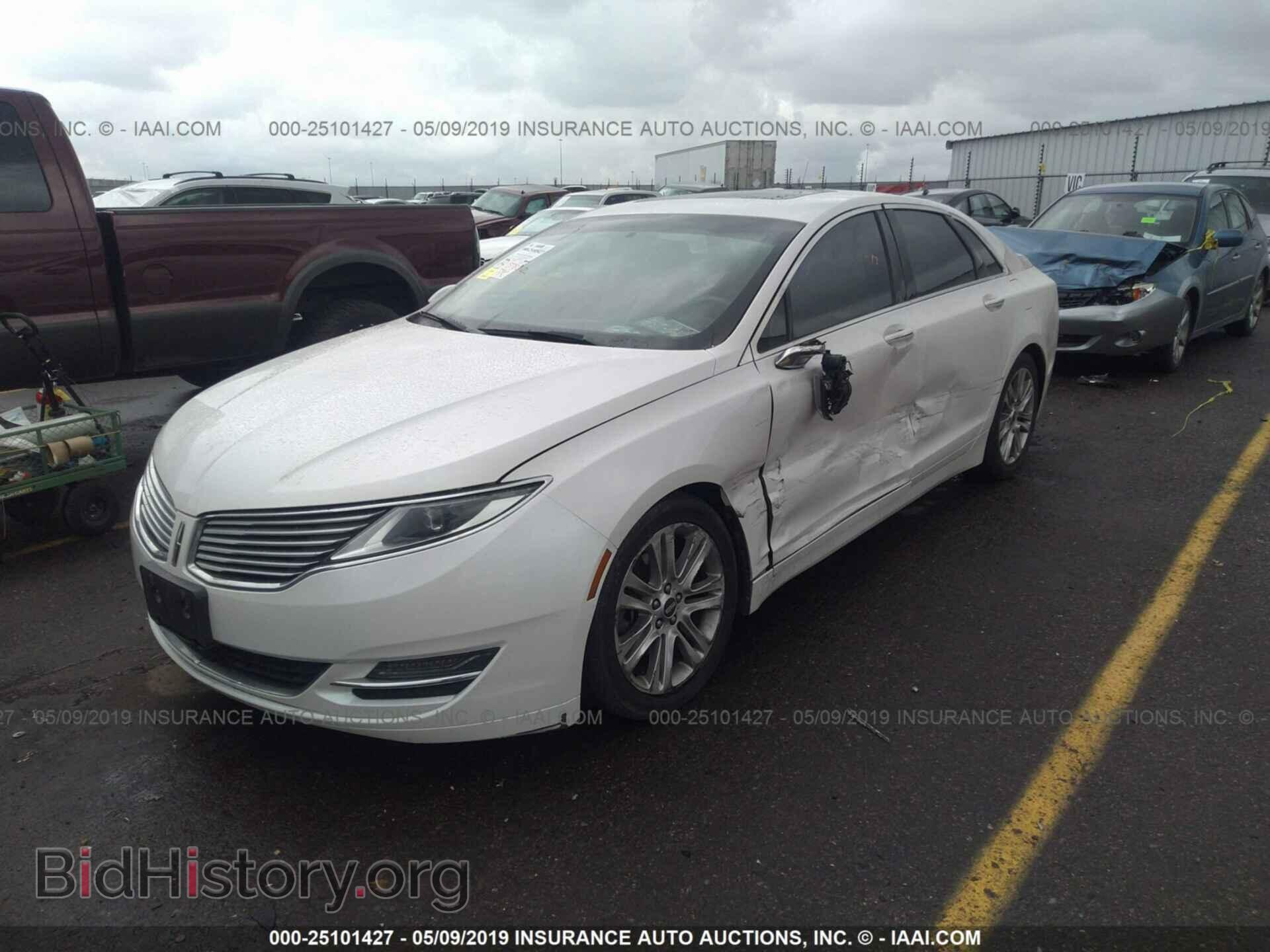 2014 LINCOLN MKZ - VIN: 3LN6L2J95ER816666 - Фото 2