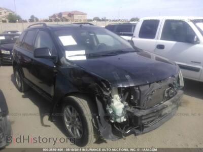 2007 Ford EDGE SEL, black — VIN 2FMDK38C97BB27555, IAAI
