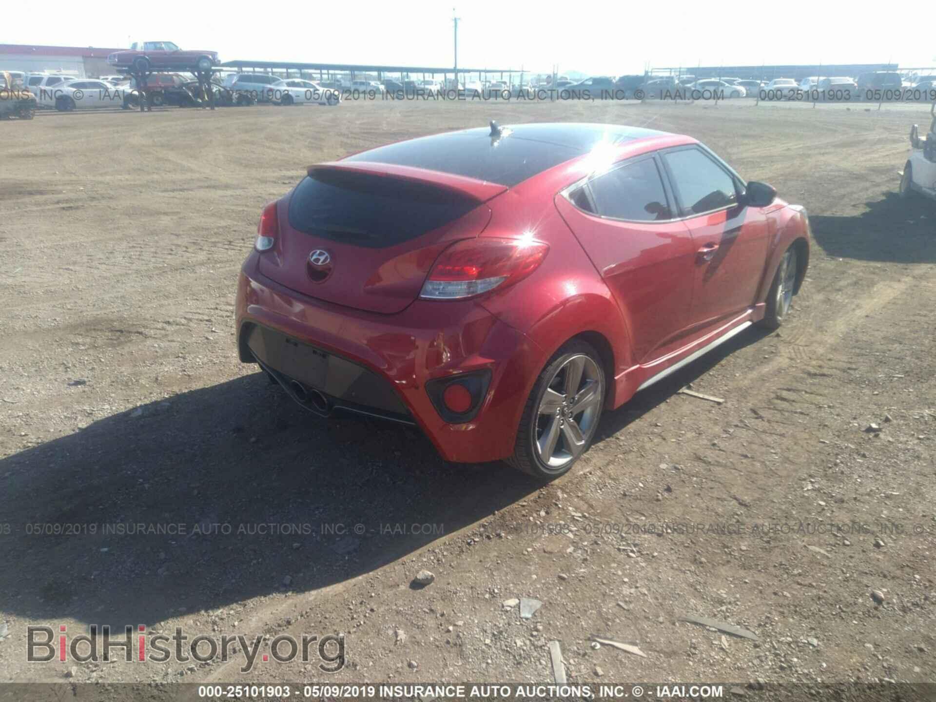 2013 HYUNDAI VELOSTER - VIN: KMHTC6AE4DU127653 - Фото 4