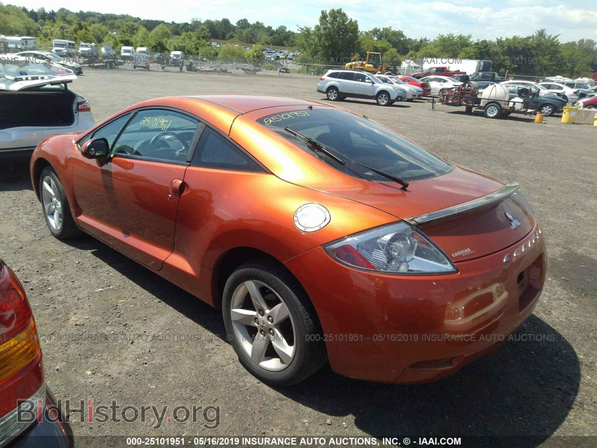 2007 MITSUBISHI ECLIPSE - VIN: 4A3AK24F27E033200 - Фото 3