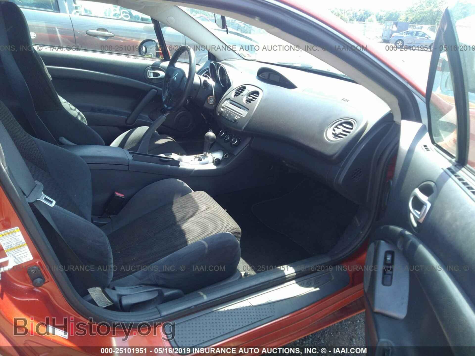 2007 MITSUBISHI ECLIPSE - VIN: 4A3AK24F27E033200 - Фото 5