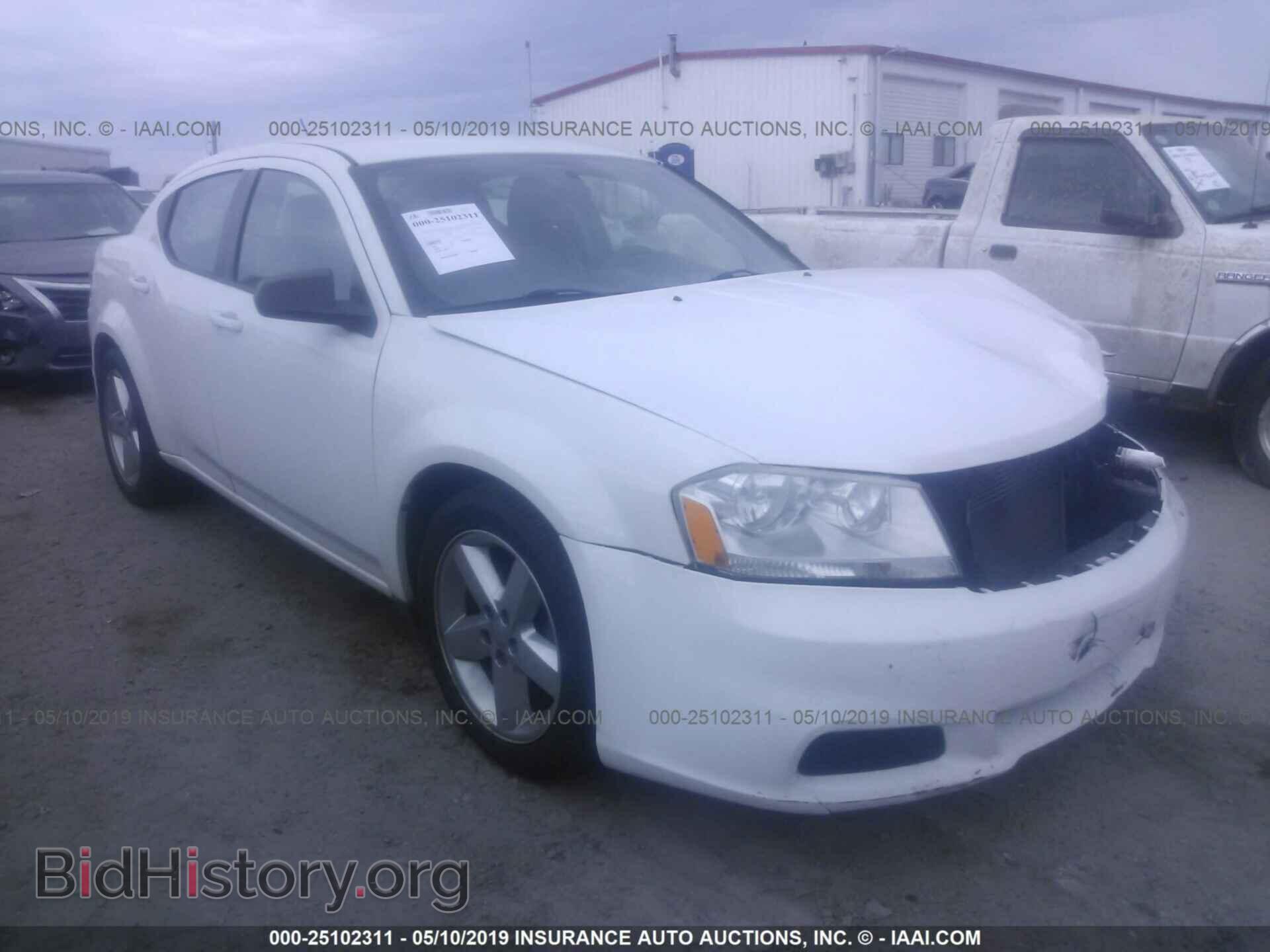 Photo 1C3CDZAB6CN309019 - DODGE AVENGER 2012