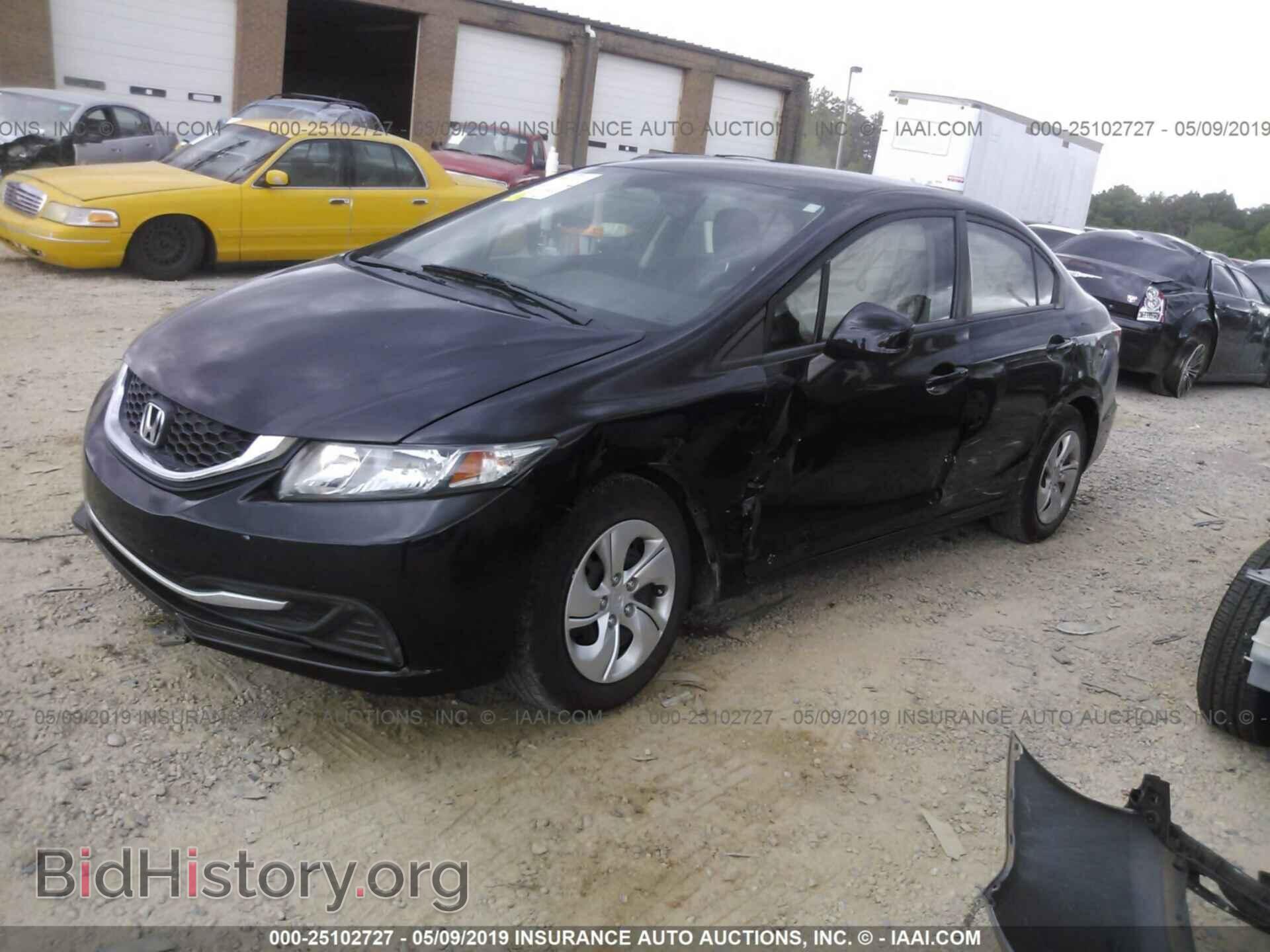 2013 HONDA CIVIC - VIN: 2HGFB2F59DH584310 - Фото 2