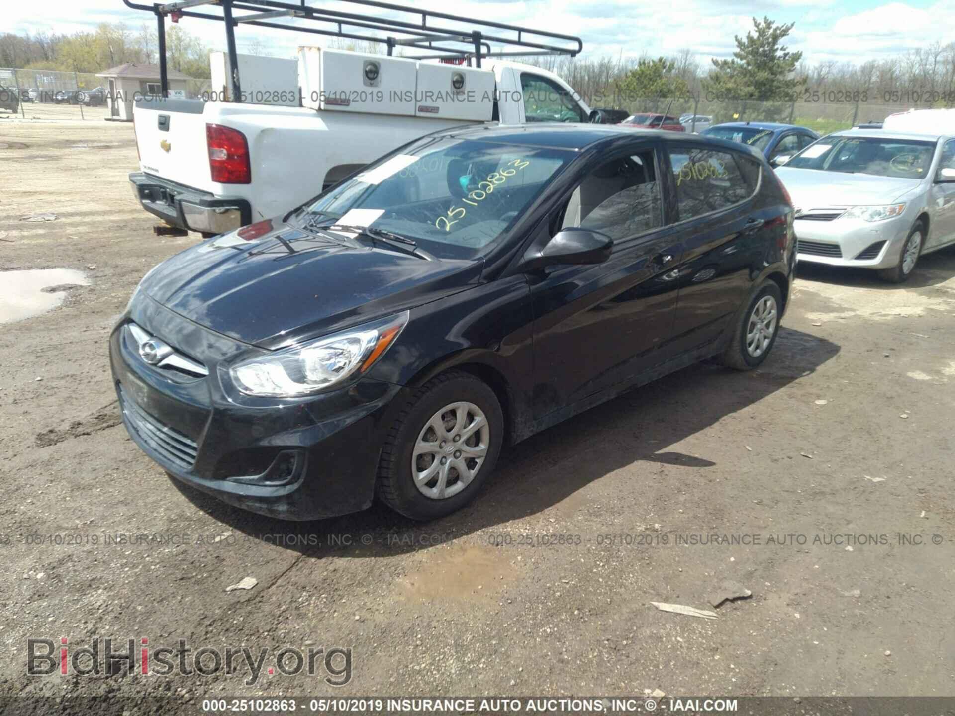 2013 HYUNDAI ACCENT - VIN: KMHCT5AEXDU083555 - Фото 2