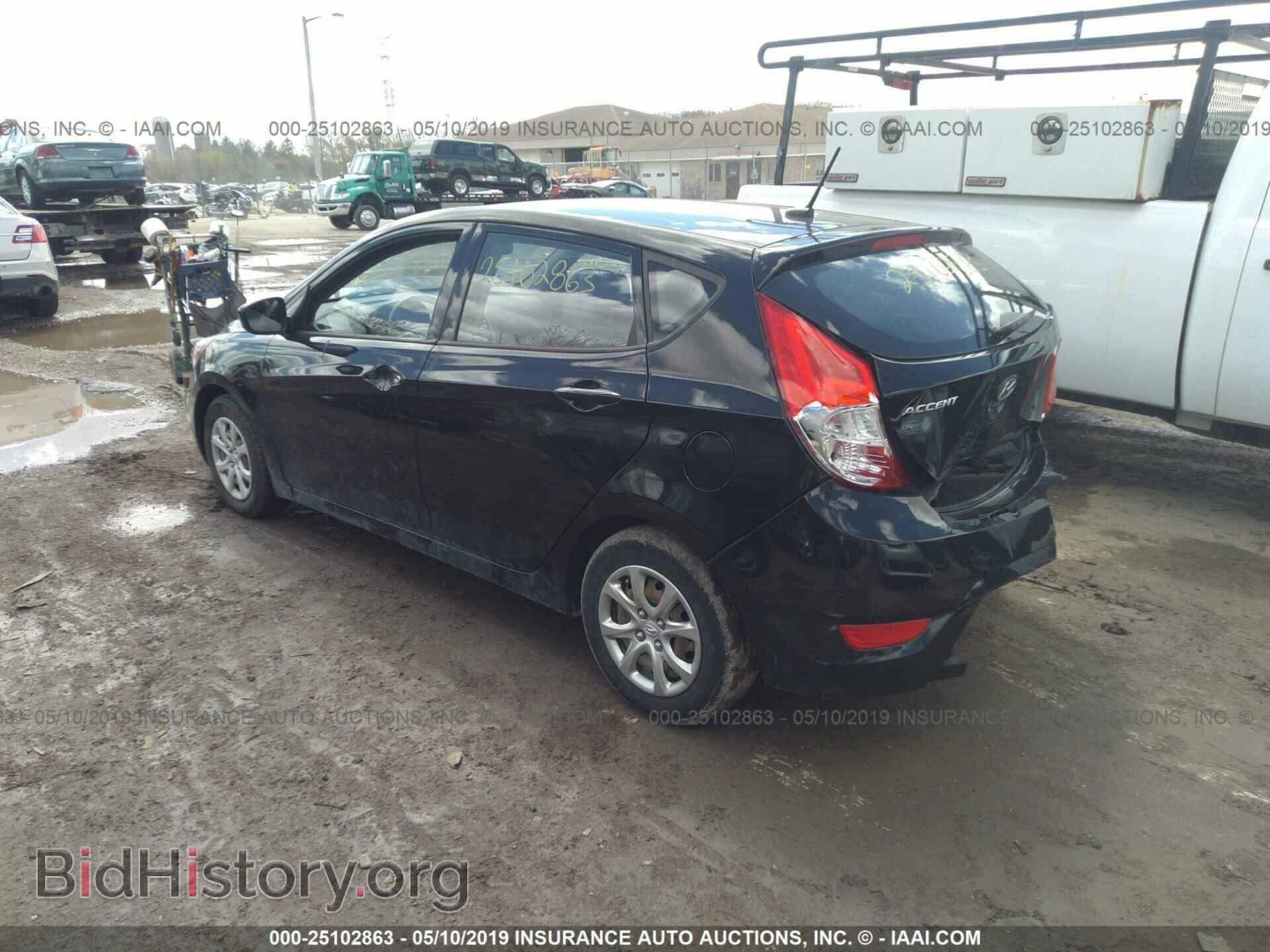 2013 HYUNDAI ACCENT - VIN: KMHCT5AEXDU083555 - Фото 3