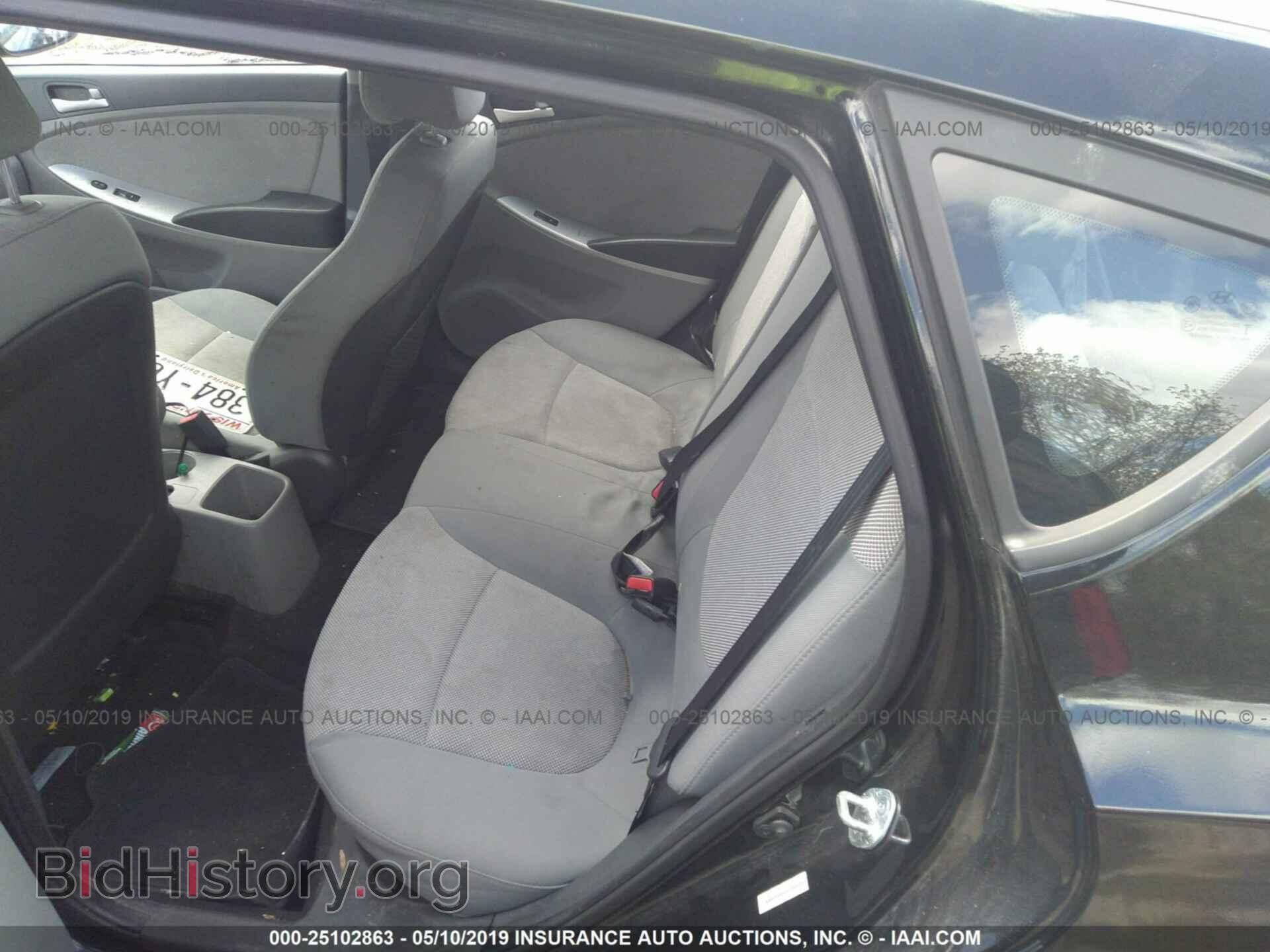 2013 HYUNDAI ACCENT - VIN: KMHCT5AEXDU083555 - Фото 8