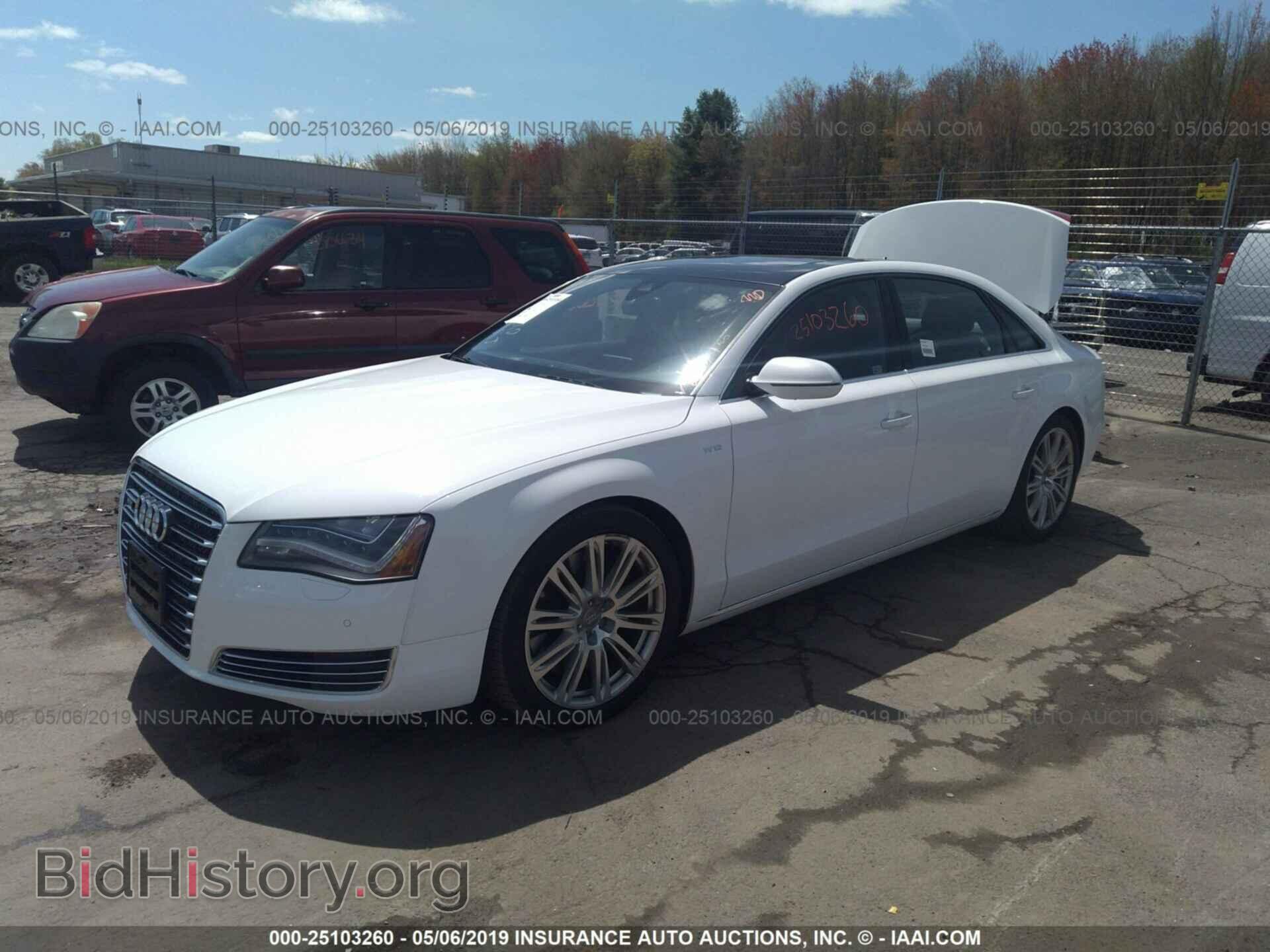 2014 AUDI A8 - VIN: WAUR4AFD4EN002563 - Фото 2