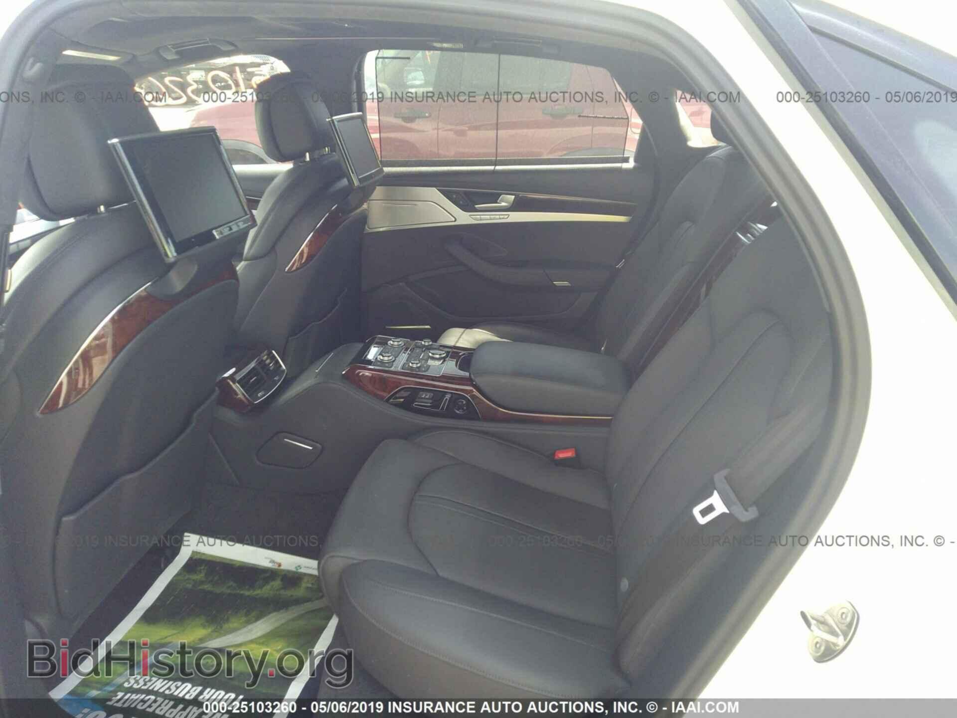 2014 AUDI A8 - VIN: WAUR4AFD4EN002563 - Фото 8