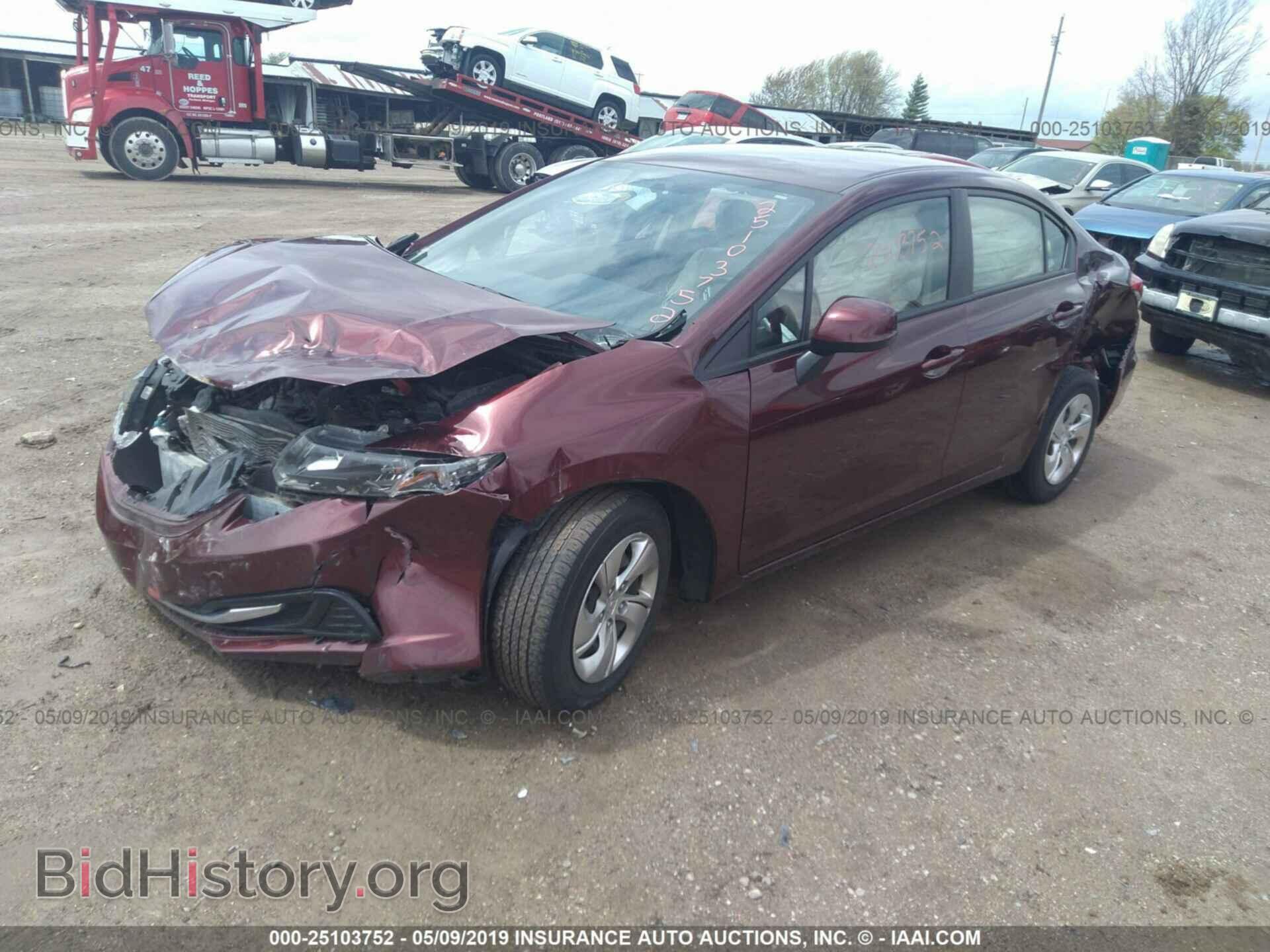 2013 HONDA CIVIC - VIN: 19XFB2F50DE003058 - Фото 2