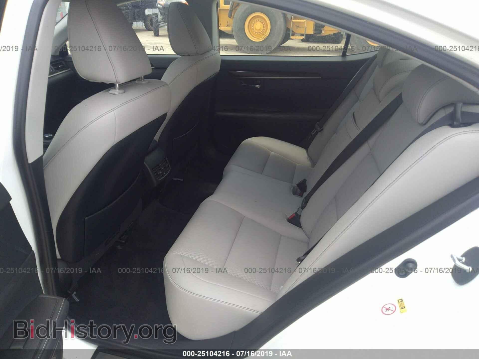 2015 LEXUS ES - VIN: JTHBK1GG6F2163498 - Фото 8