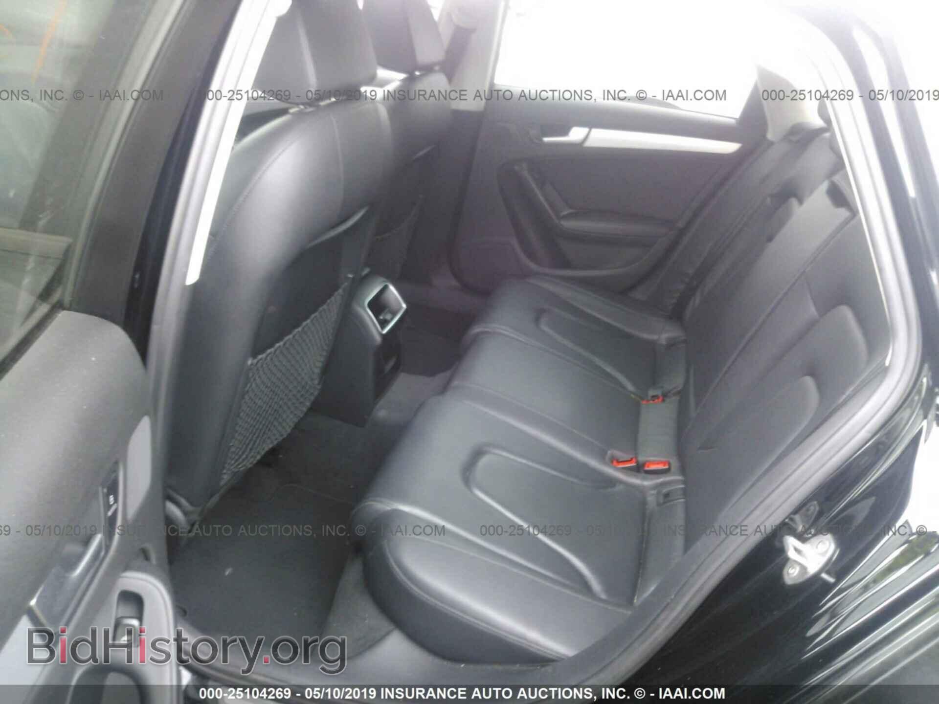 2012 AUDI A4 - VIN: WAUBFAFL7CA087499 - Photo 8