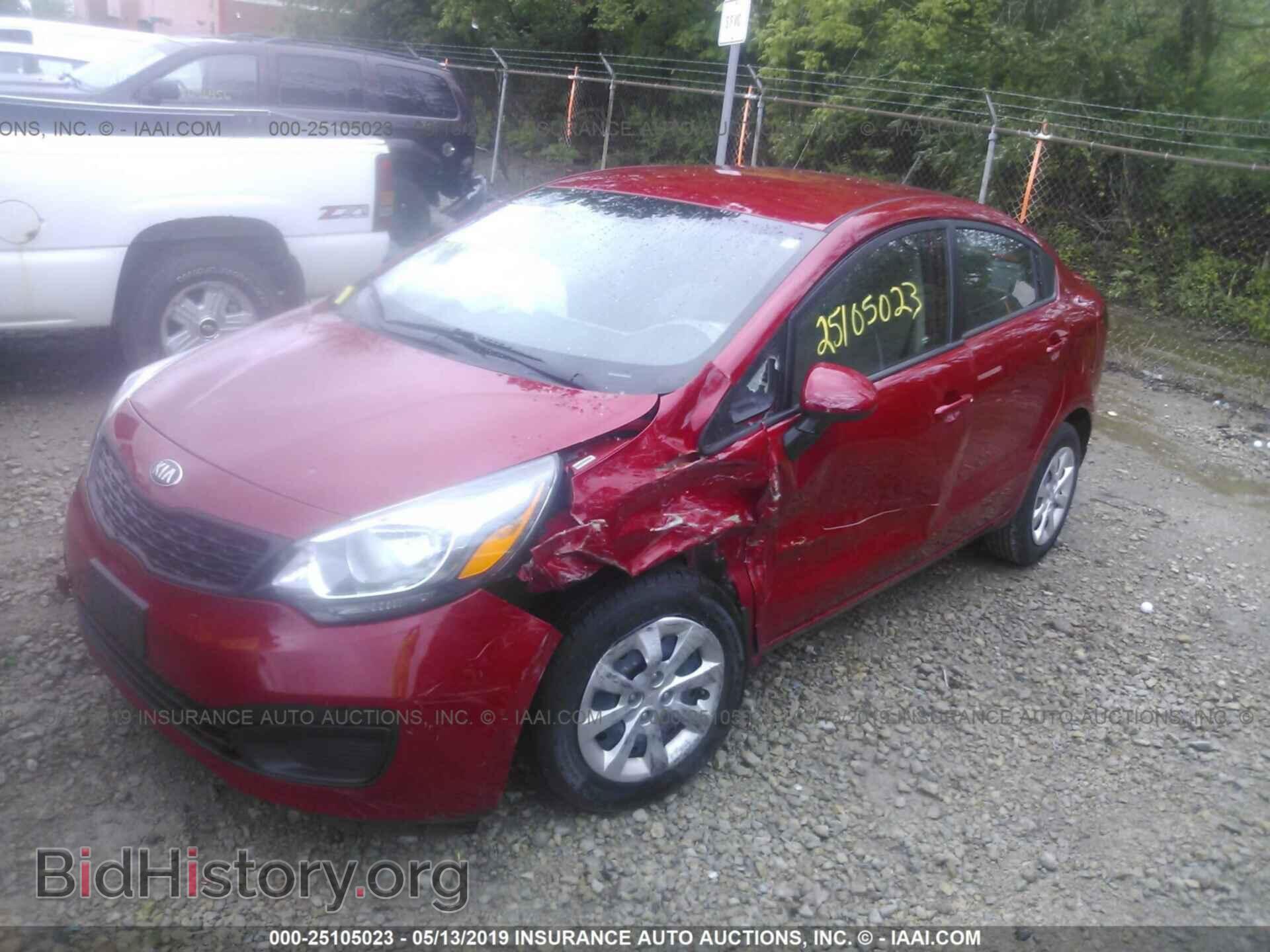 2014 KIA RIO - VIN: KNADM4A33E6416695 - Фото 2