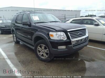 2006 Ford EXPLORER, черный — VIN 1FMEU73E86UA65251, IAAI