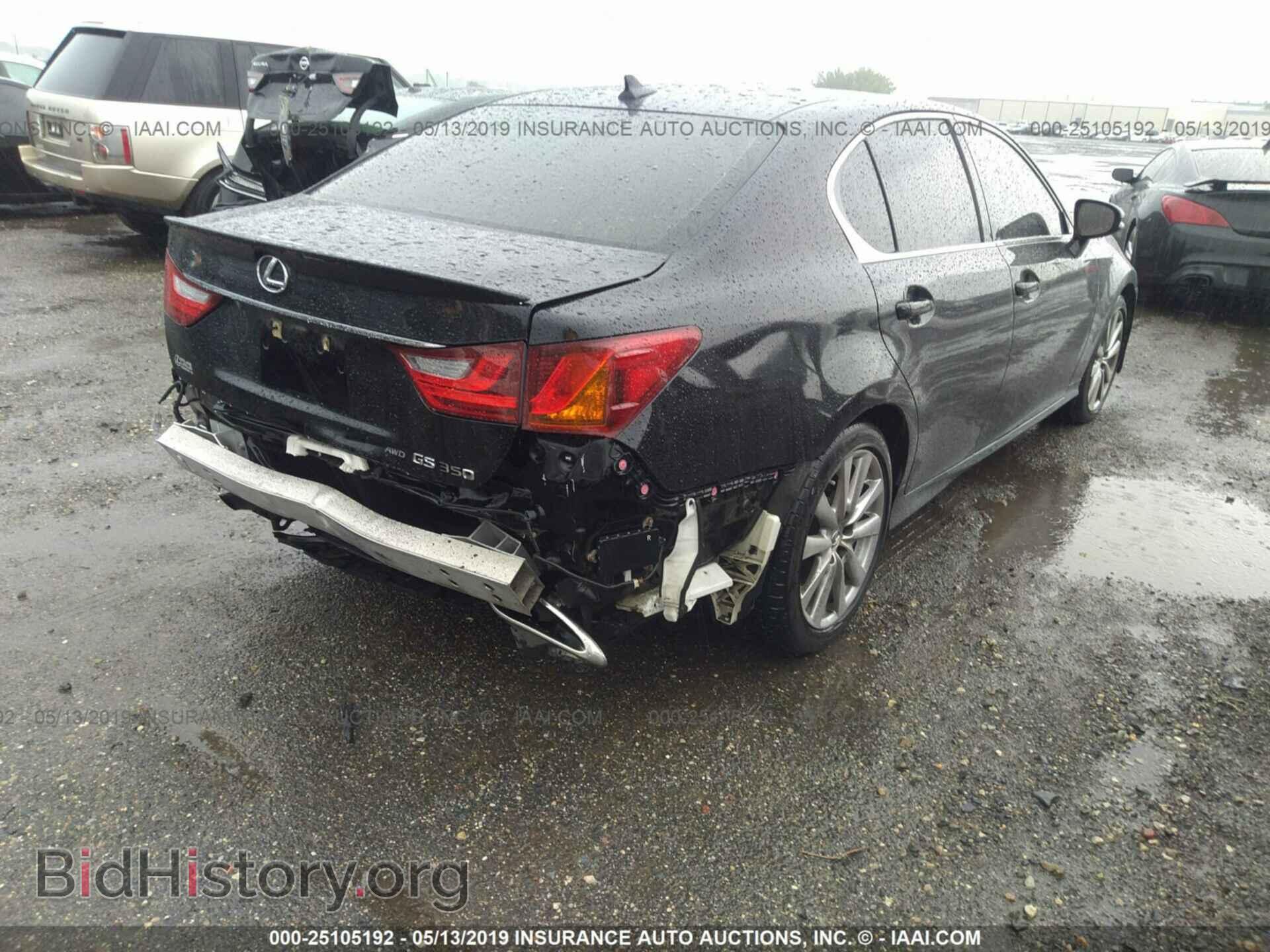 2013 LEXUS GS - VIN: JTHCE1BL6D5017078 - Фото 4