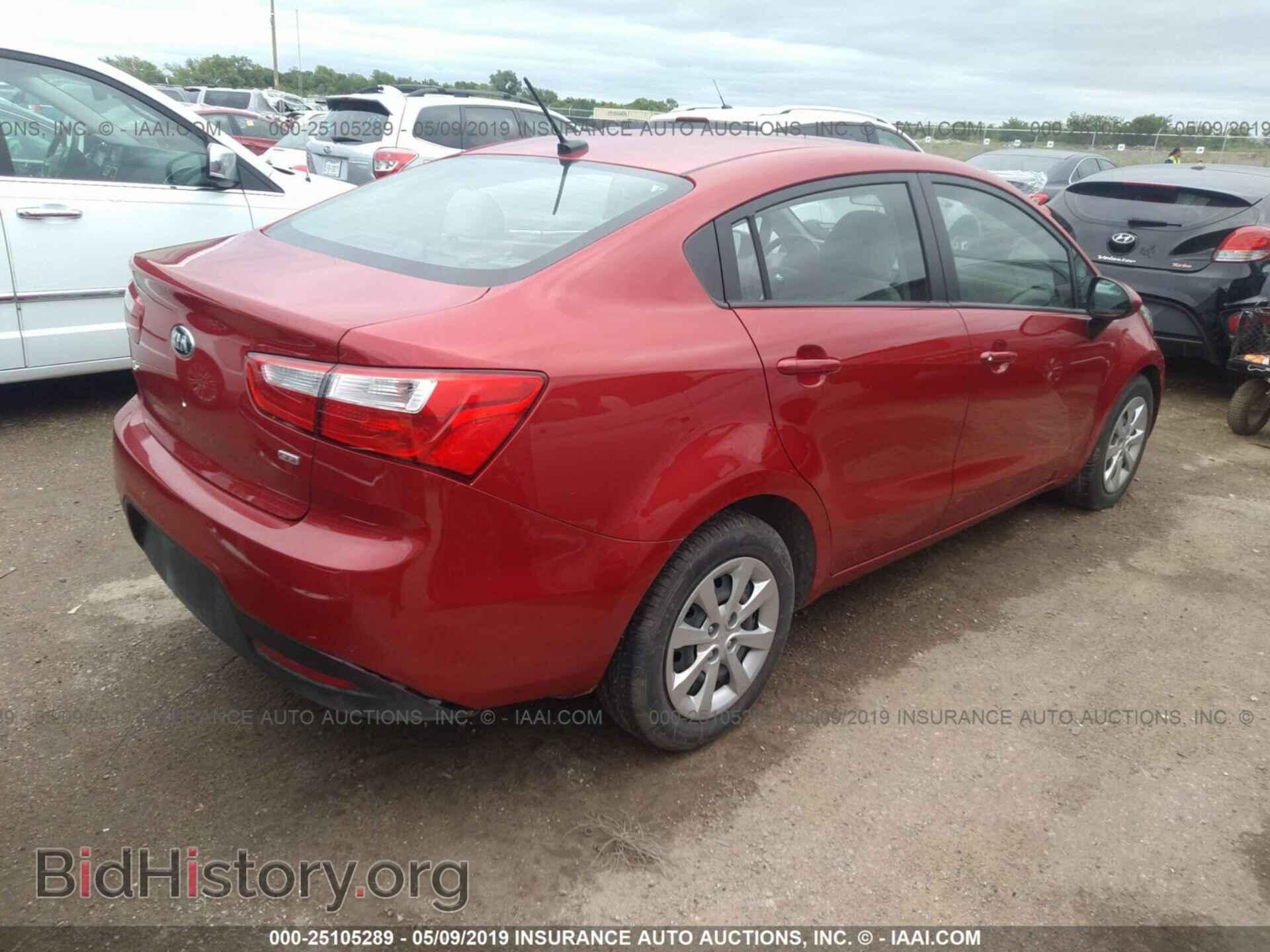 2014 KIA RIO - VIN: KNADM4A32E6369532 - Фото 4