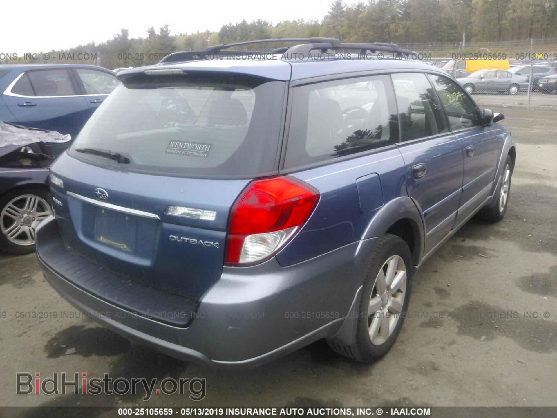 2009 SUBARU OUTBACK - VIN: 4S4BP61C197332013 - Фото 4