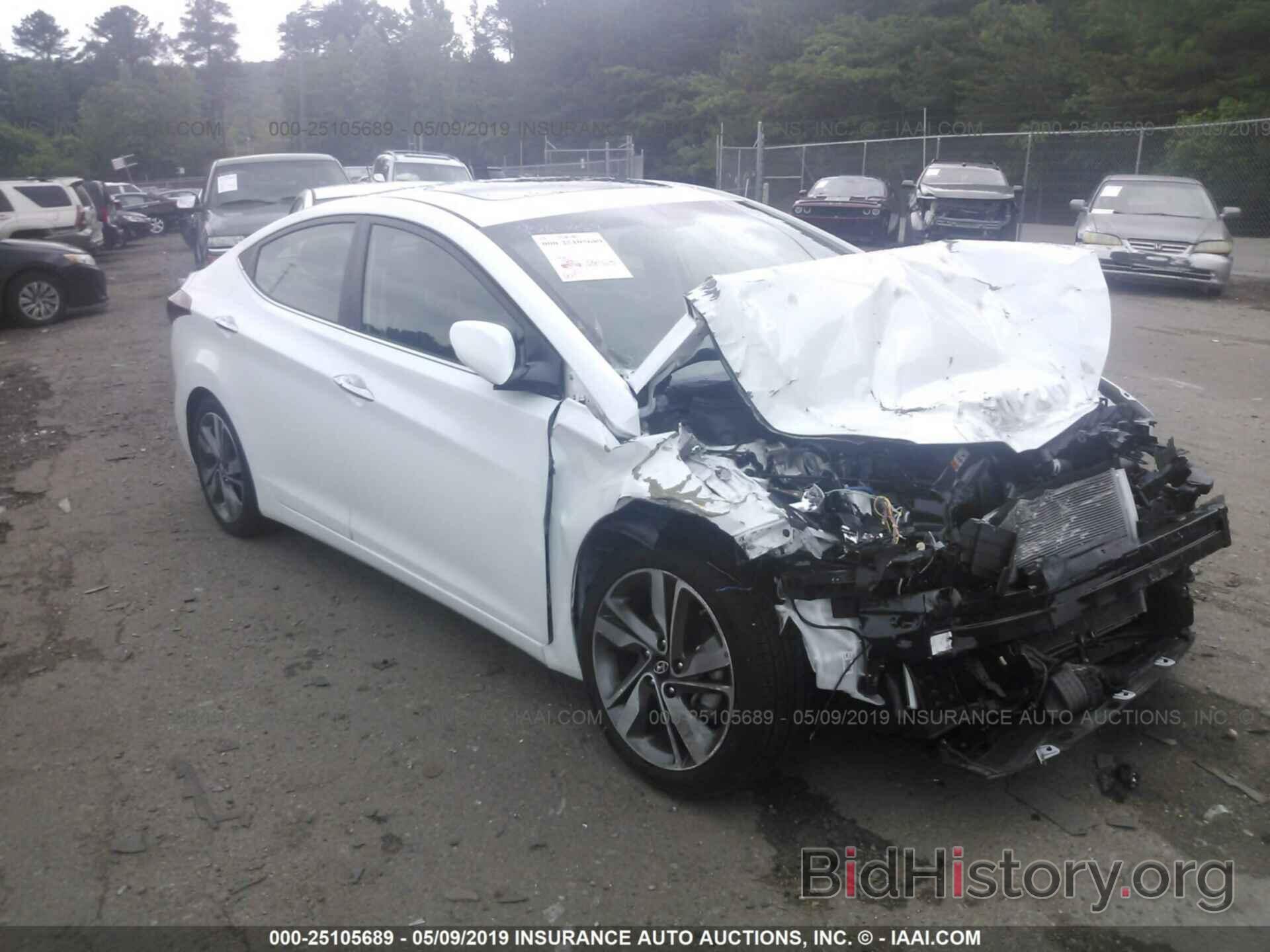 Photo 5NPDH4AE0GH774175 - HYUNDAI ELANTRA 2016