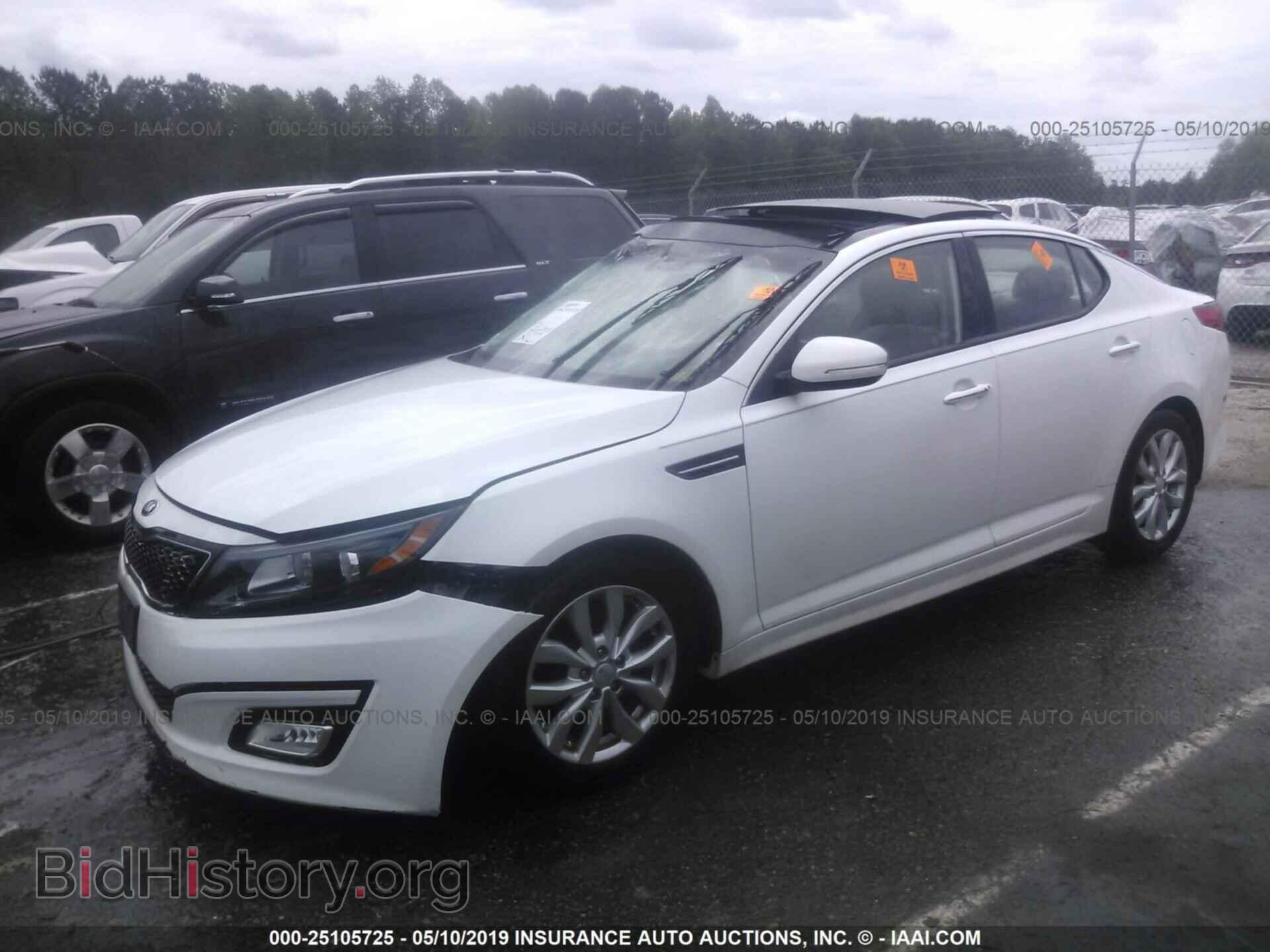 2015 KIA OPTIMA - VIN: 5XXGN4A70FG355115 - Фото 2