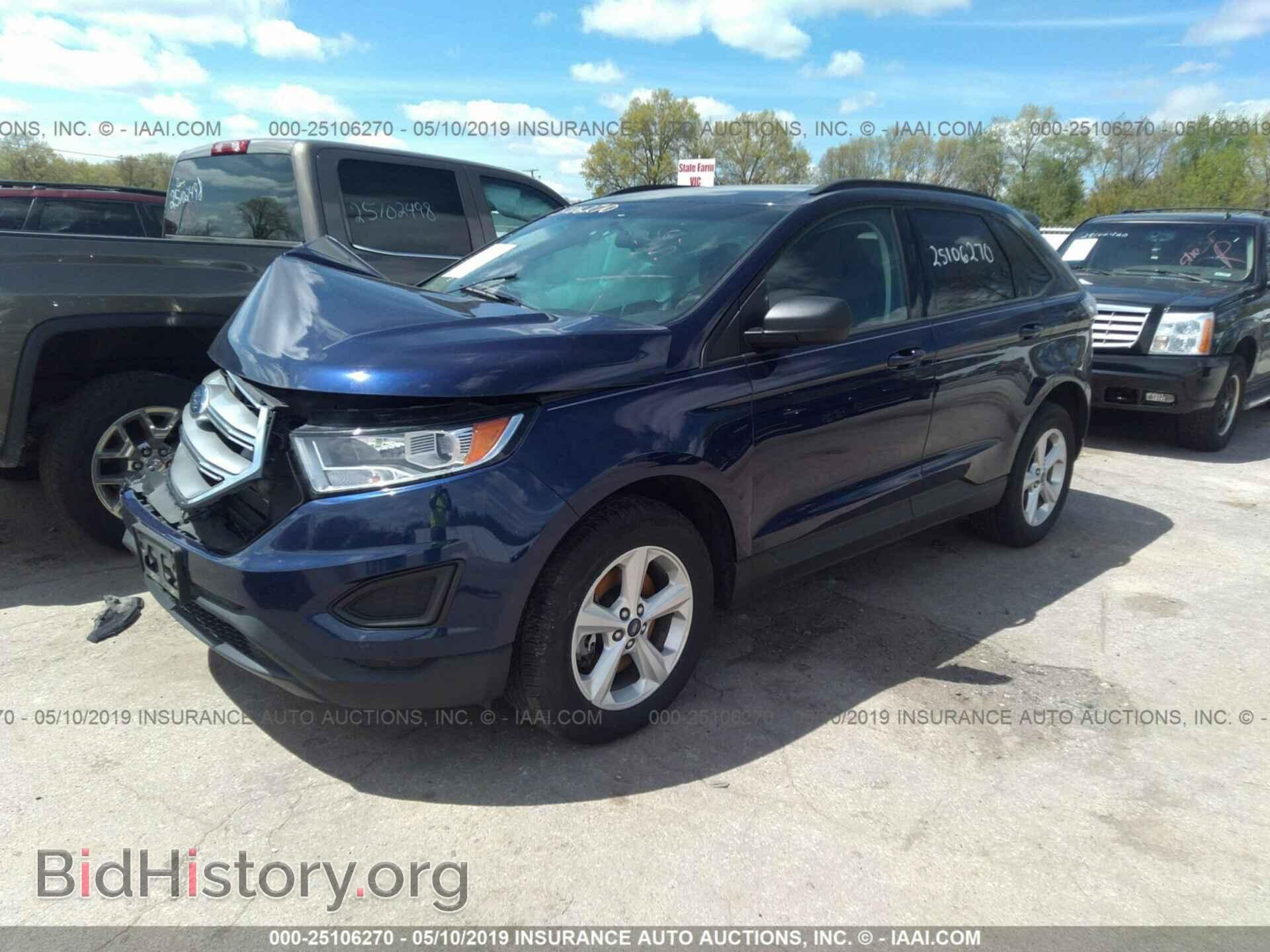 2016 FORD EDGE - VIN: 2FMPK4G96GBC26441 - Фото 2