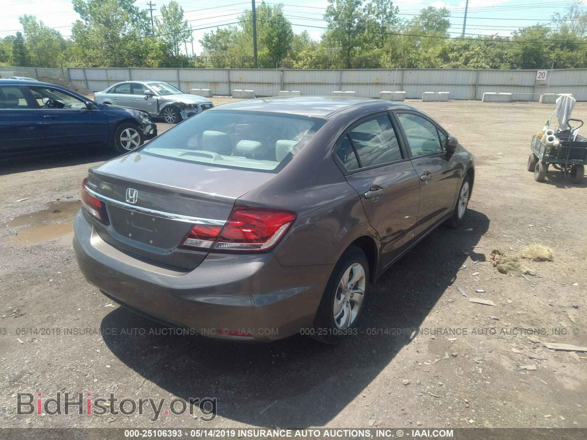 2014 HONDA CIVIC - VIN: 2HGFB2F5XEH539104 - Фото 4