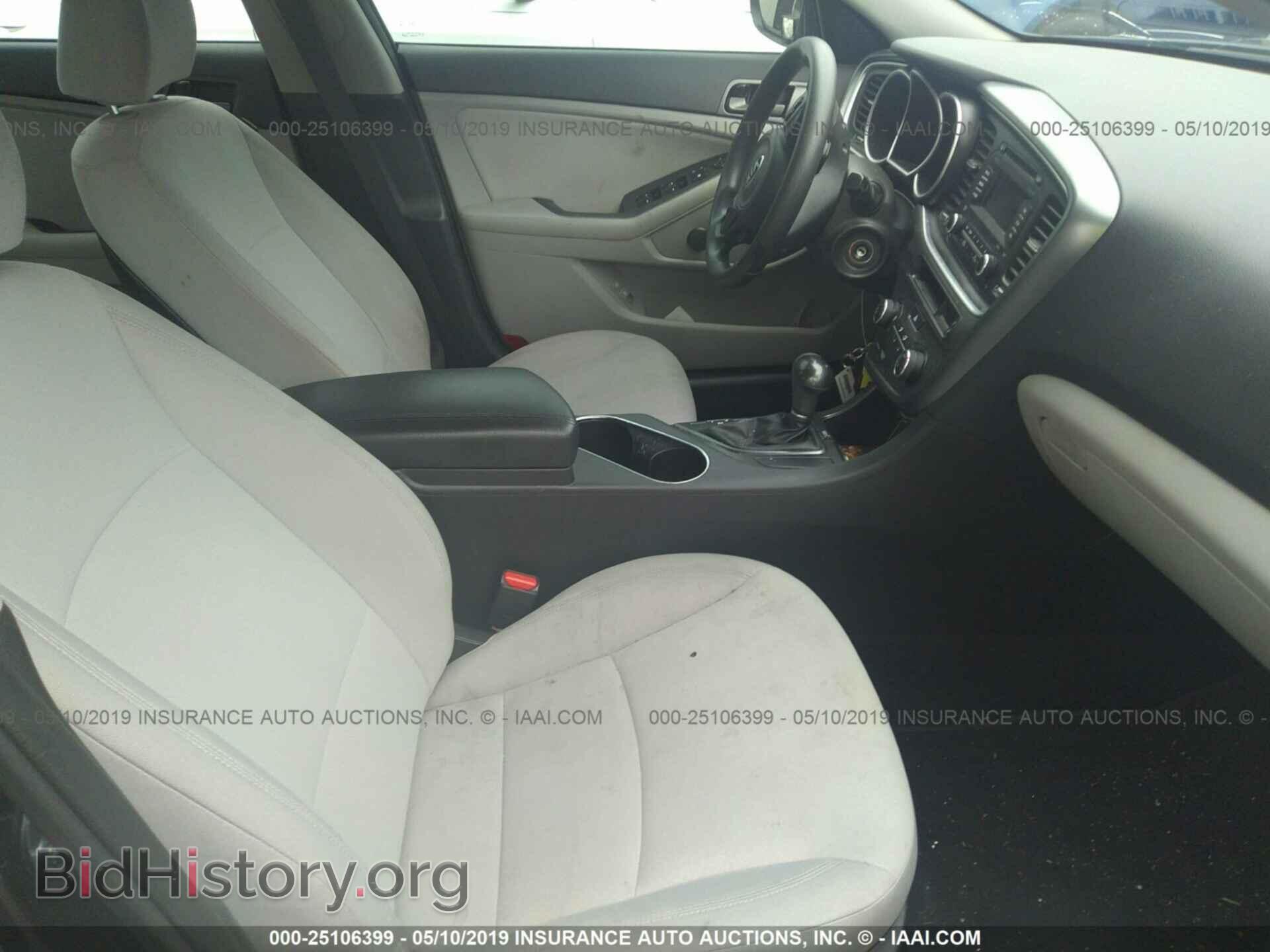 2015 KIA OPTIMA - VIN: KNAGM4A70F5592904 - Photo 5