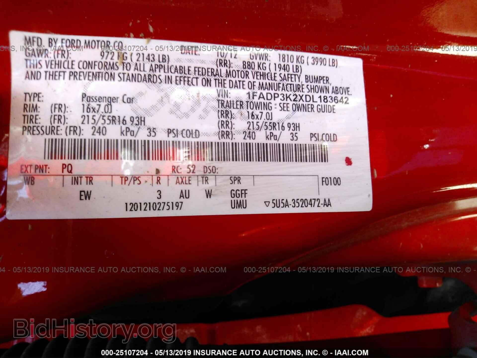 2013 FORD FOCUS - VIN: 1FADP3K2XDL183642 - Photo 9