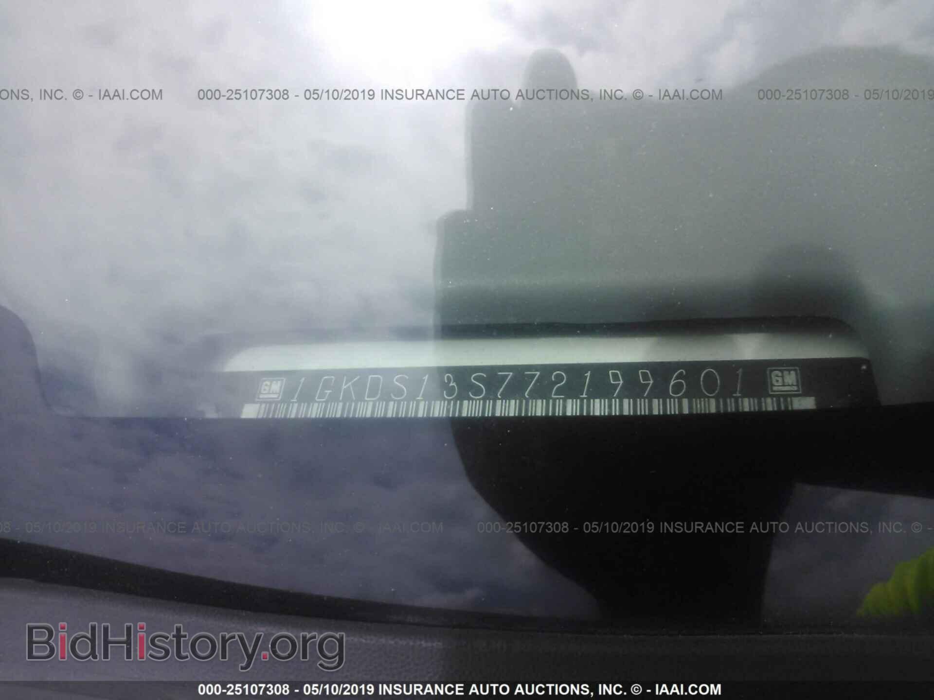2007 GMC ENVOY - VIN: 1GKDS13S772199601 - Фото 9