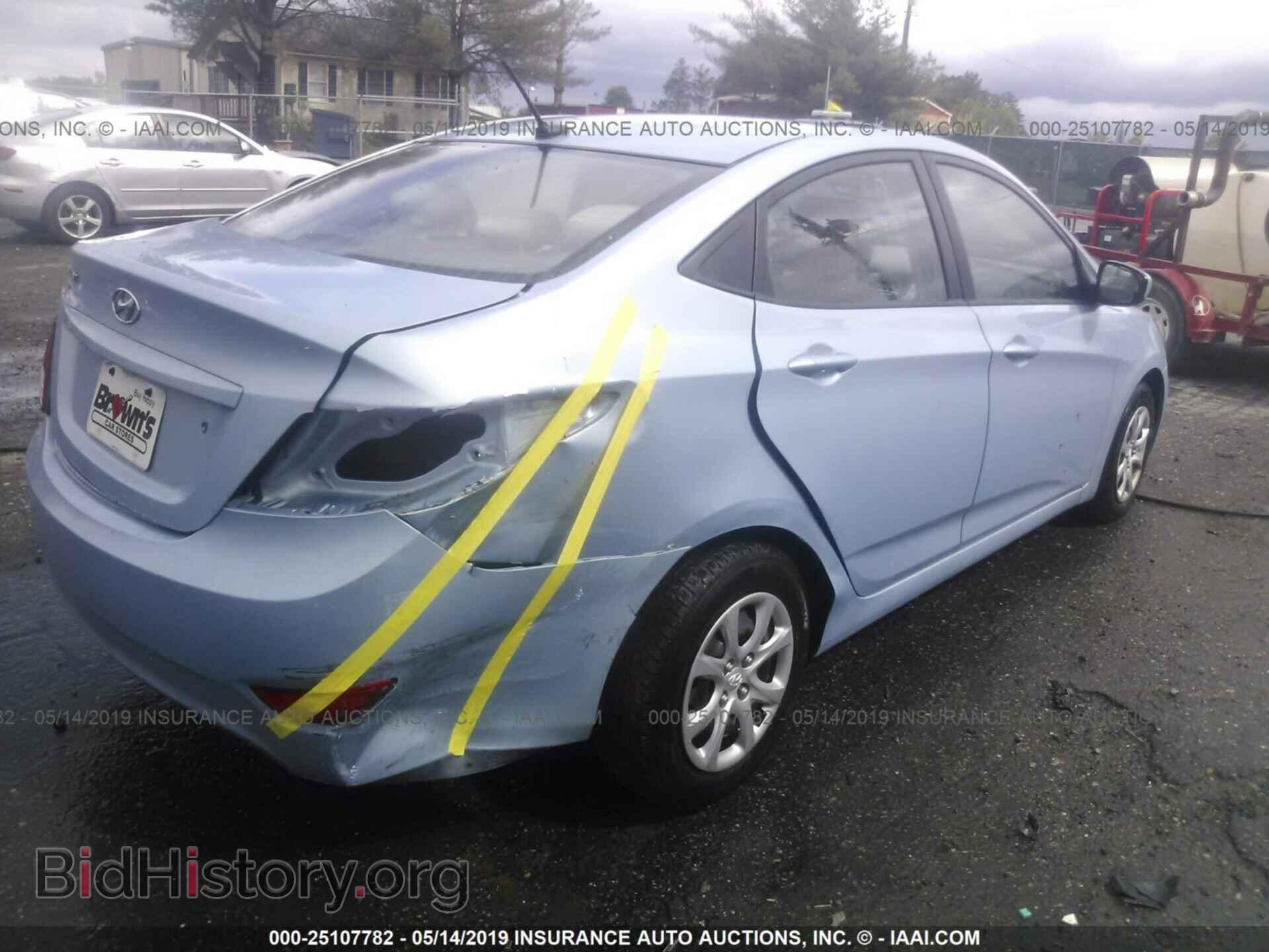 2014 HYUNDAI ACCENT - VIN: KMHCT4AE7EU733762 - Фото 4
