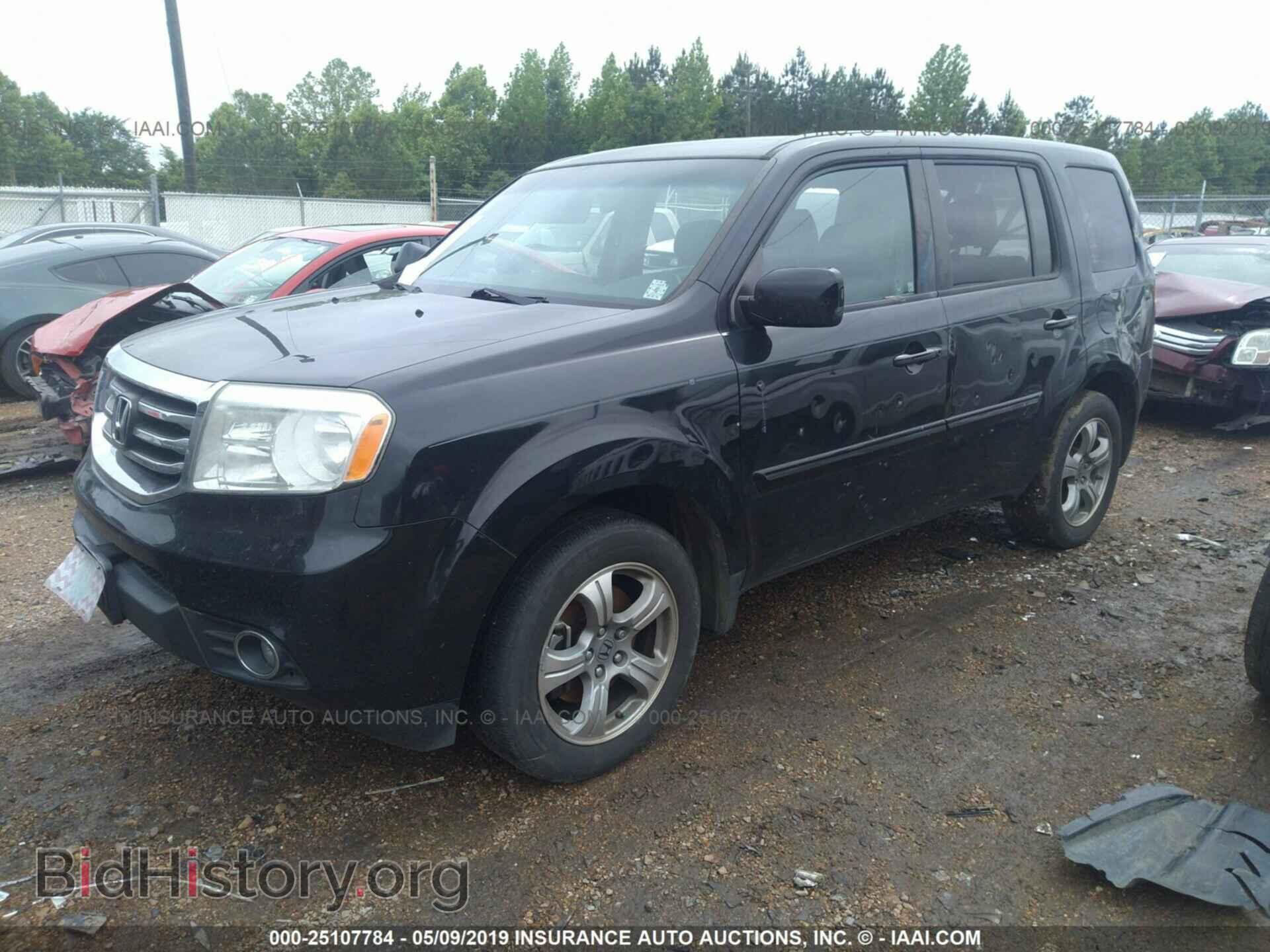 2012 HONDA PILOT - VIN: 5FNYF3H44CB028822 - Фото 2
