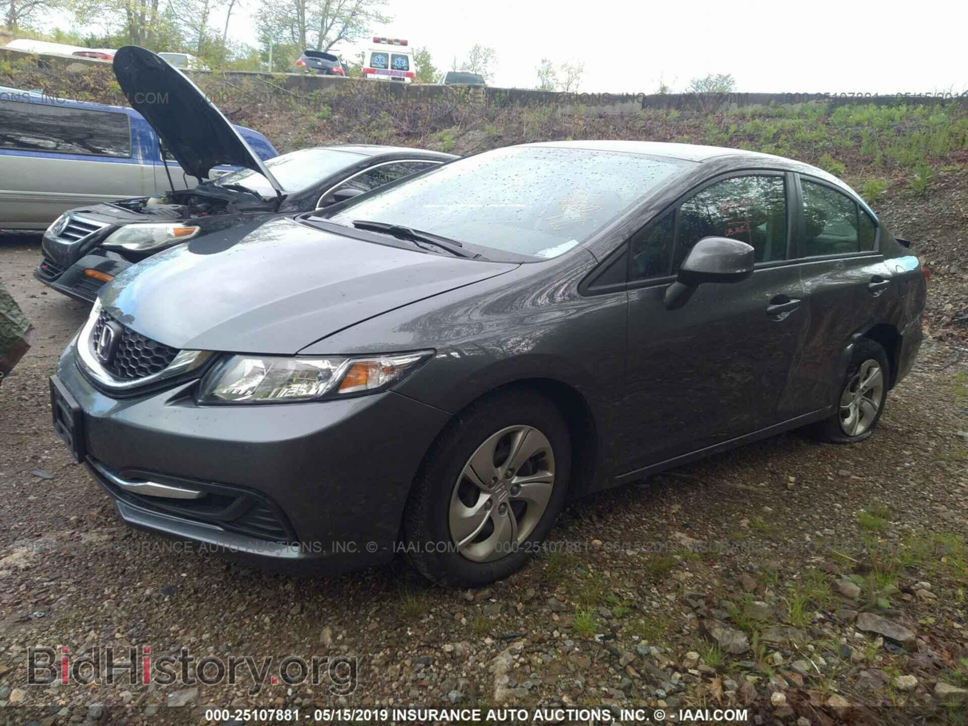 2013 HONDA CIVIC - VIN: 19XFB2F50DE251603 - Фото 2