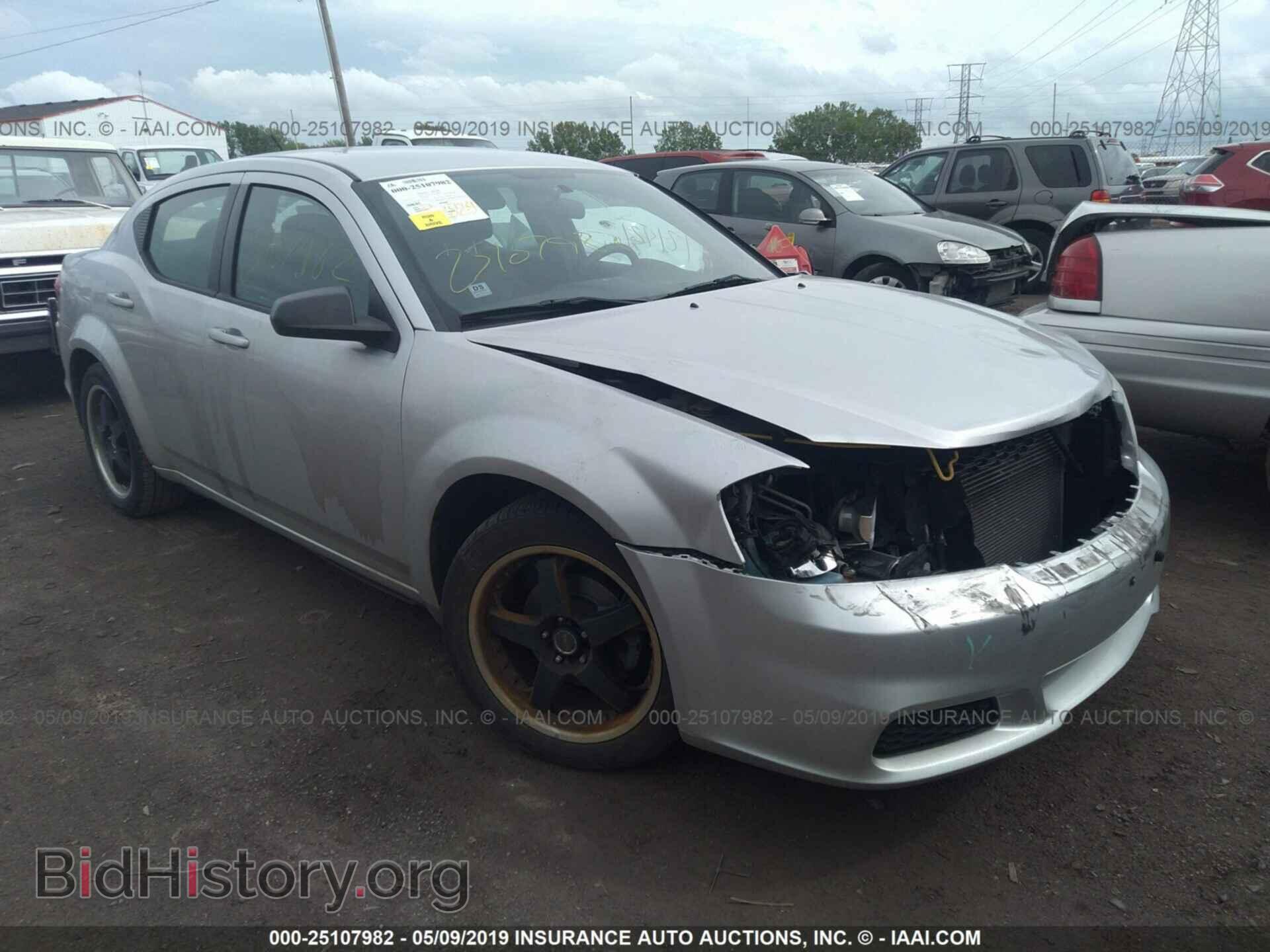 Photo 1C3CDZAB2CN264757 - DODGE AVENGER 2012