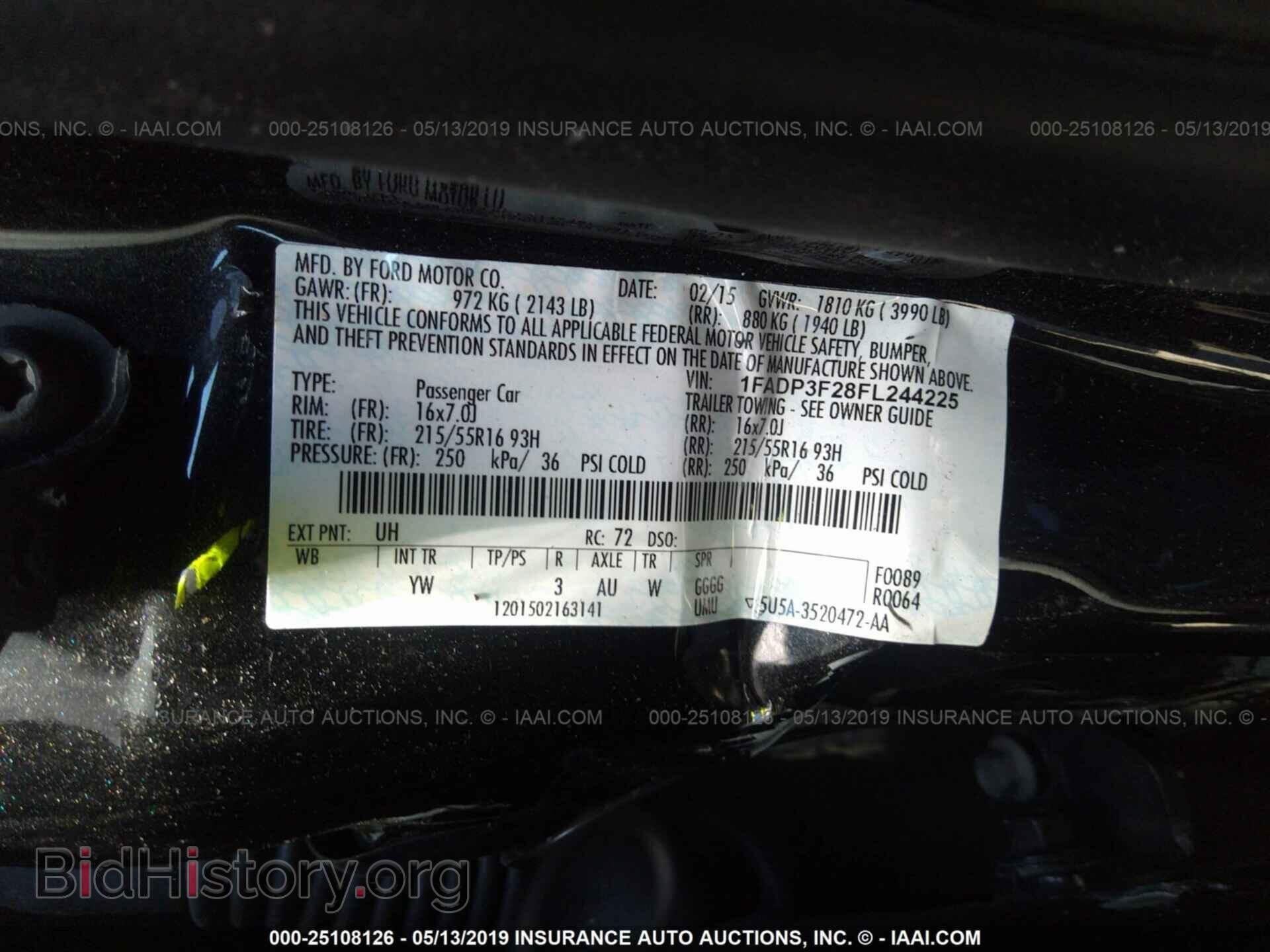2015 FORD FOCUS - VIN: 1FADP3F28FL244225 - Photo 9