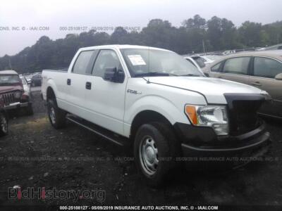 2013 Ford F150 Supercrew, белый — VIN 1FTFW1EF4DKF15363, IAAI