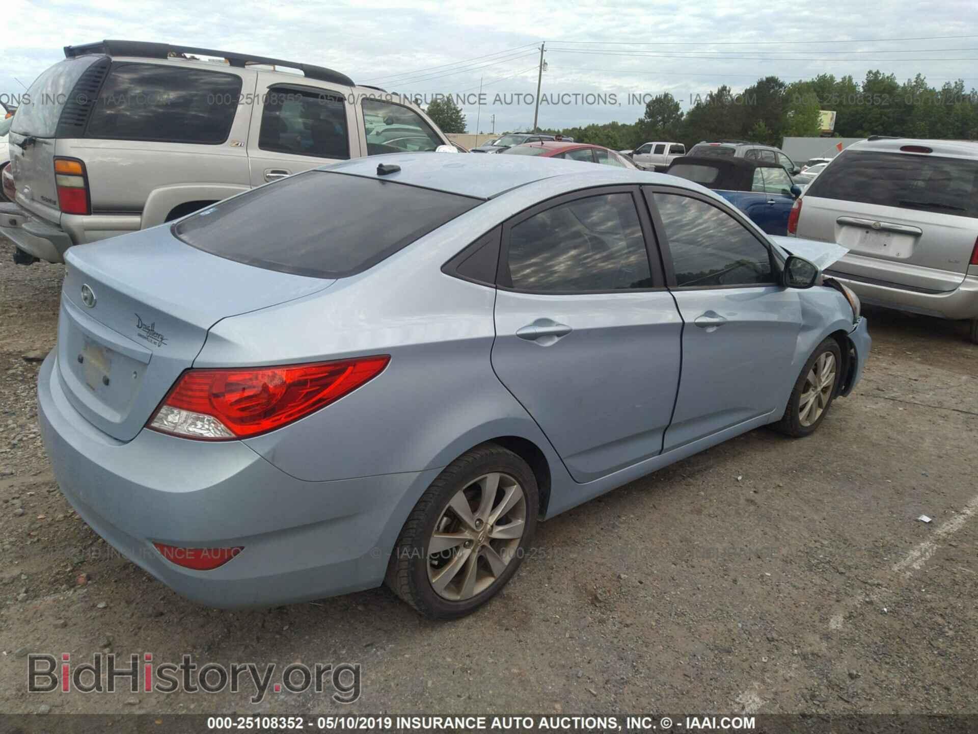 2012 HYUNDAI ACCENT - VIN: KMHCU4AE9CU063576 - Фото 4