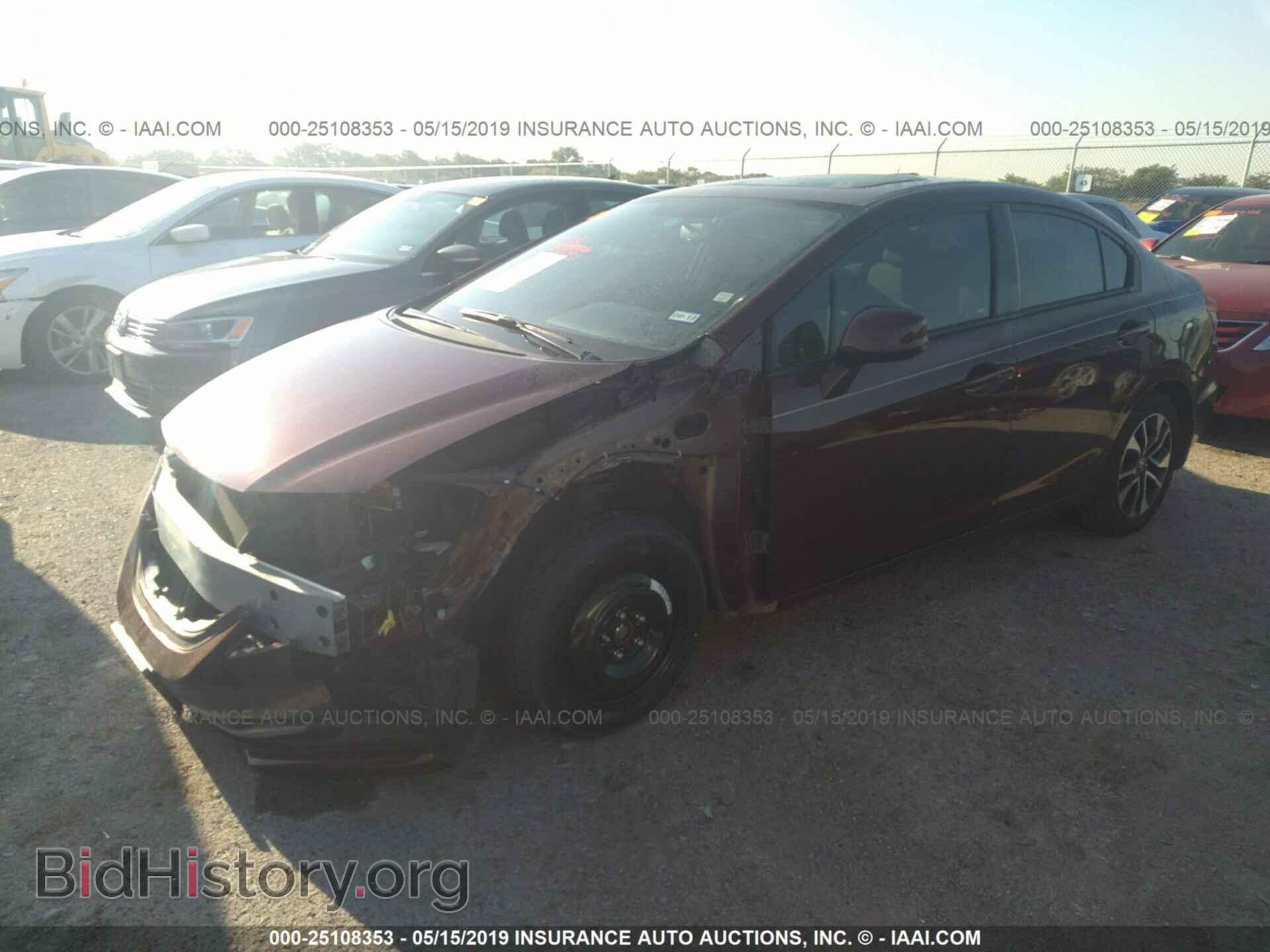 2013 HONDA CIVIC - VIN: 2HGFB2F88DH538672 - Фото 2