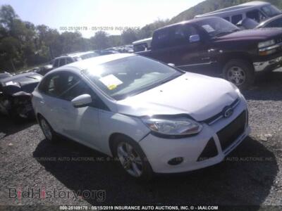 2013 Ford FOCUS, white — VIN 1FADP3F20DL291780, IAAI