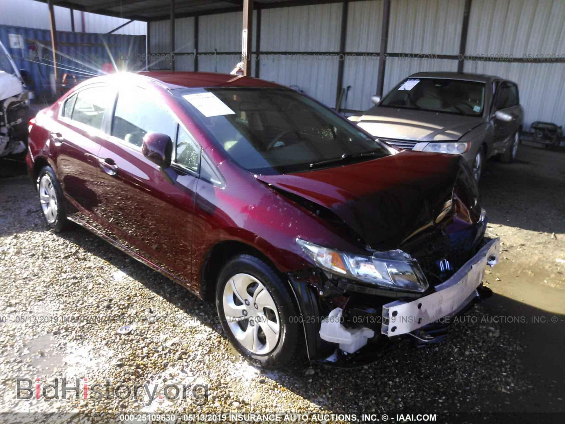Фотография 2HGFB2F58DH569832 - HONDA CIVIC 2013